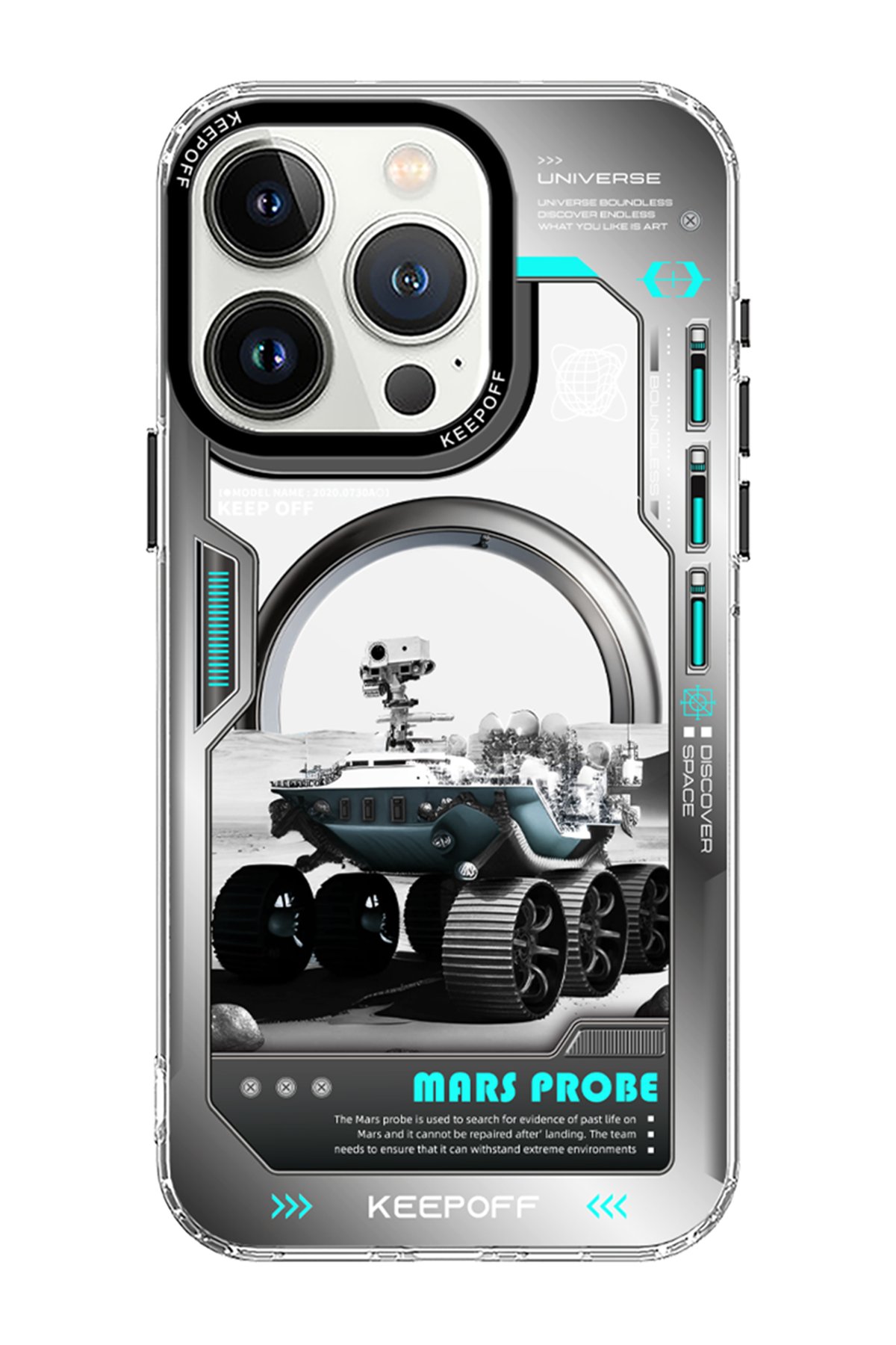 Keep Off iPhone 15 Pro Max Cross Country Travel Magsafe Kapak - Highway