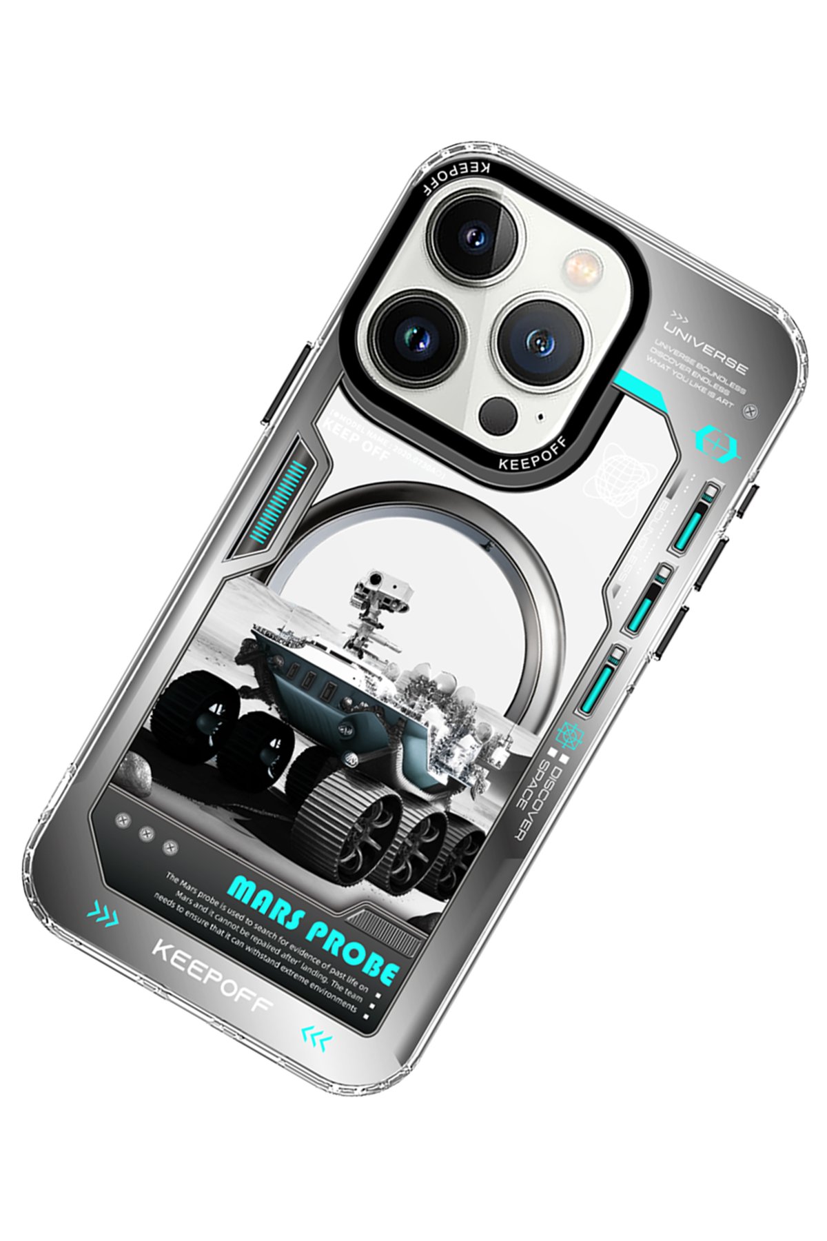 Keep Off iPhone 15 Pro Max Cross Country Travel Magsafe Kapak - Highway