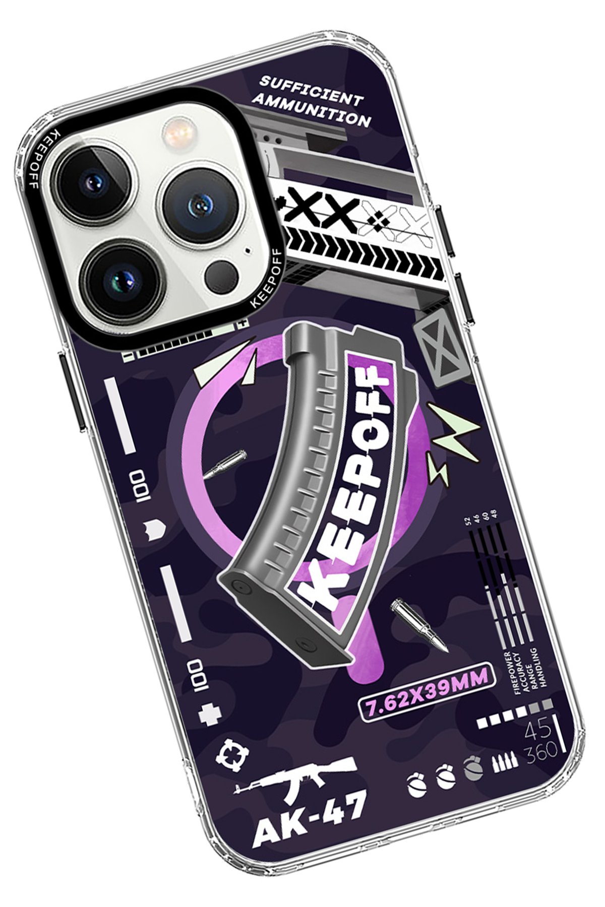Keep Off iPhone 15 Pro Max Battlefield Magsafe Kapak - Blasting