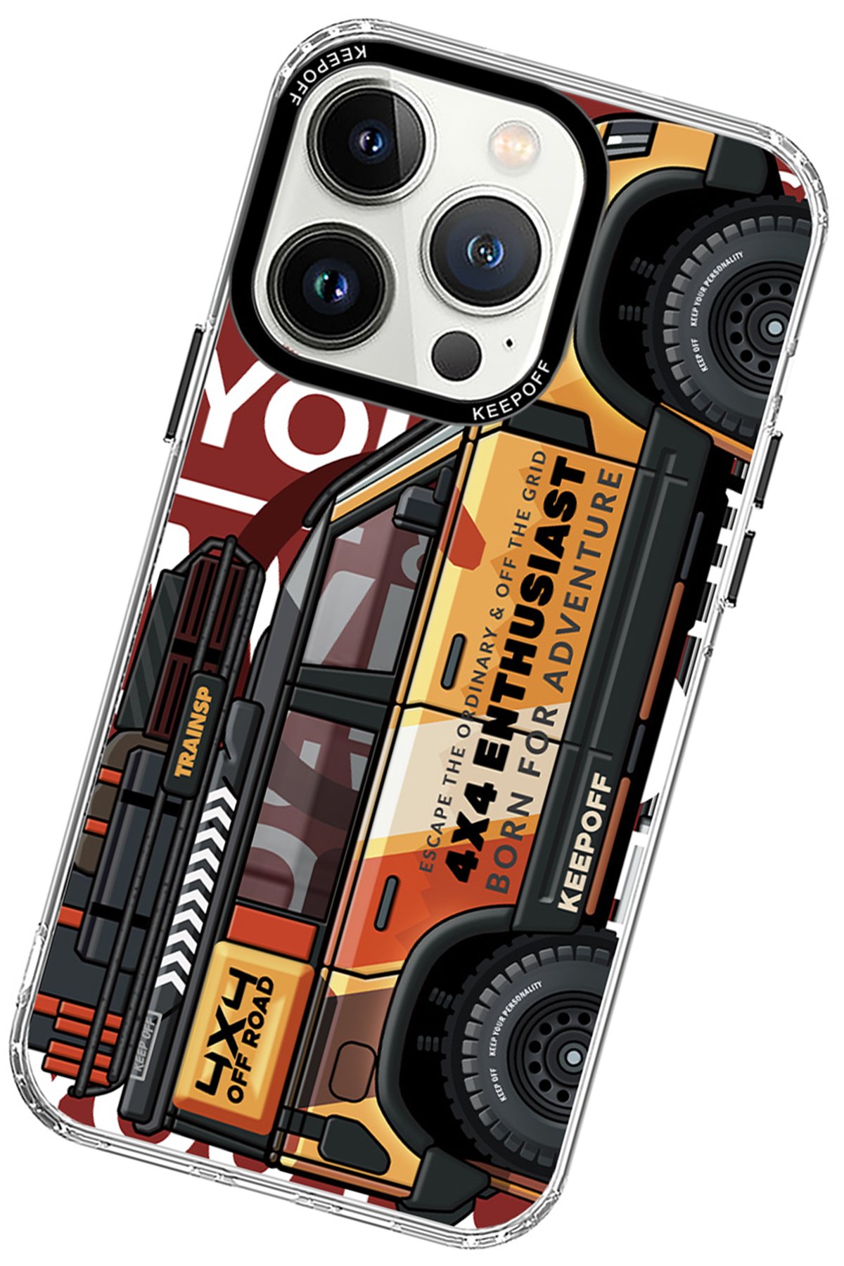 Keep Off iPhone 15 Pro Max Battlefield Magsafe Kapak - Prepare Ammuniton