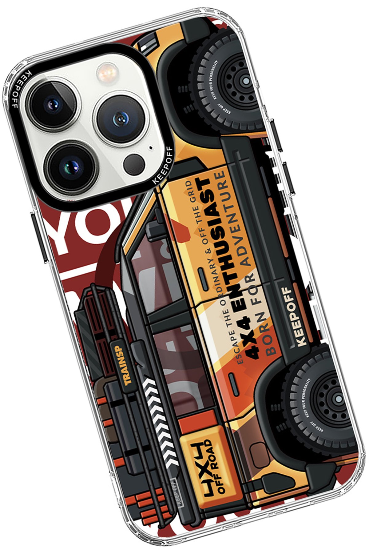 Keep Off iPhone 15 Pro Max Battlefield Magsafe Kapak - Prepare Ammuniton