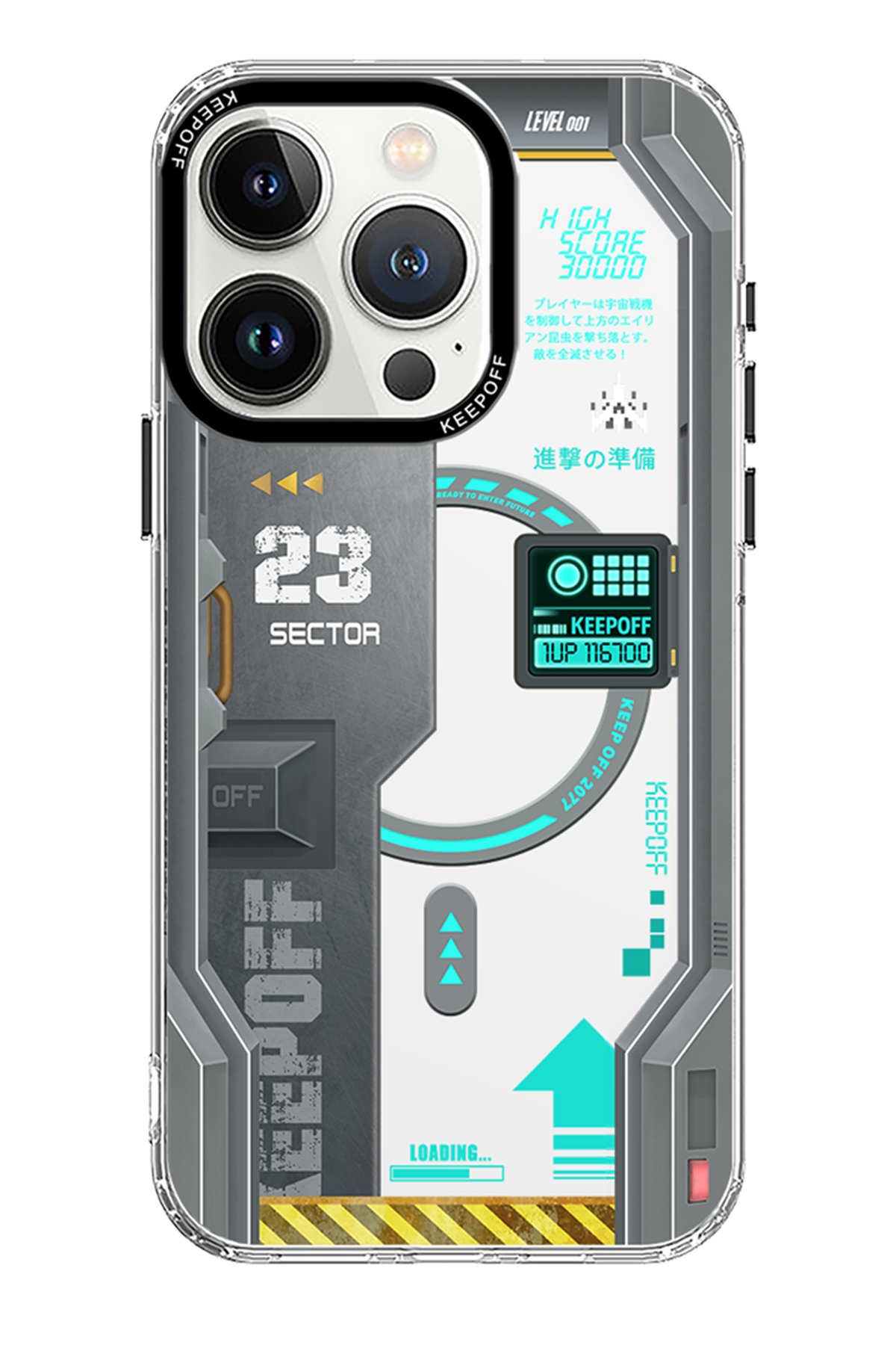 Keep Off iPhone 15 Pro Max Cross Country Travel Magsafe Kapak - Jungle