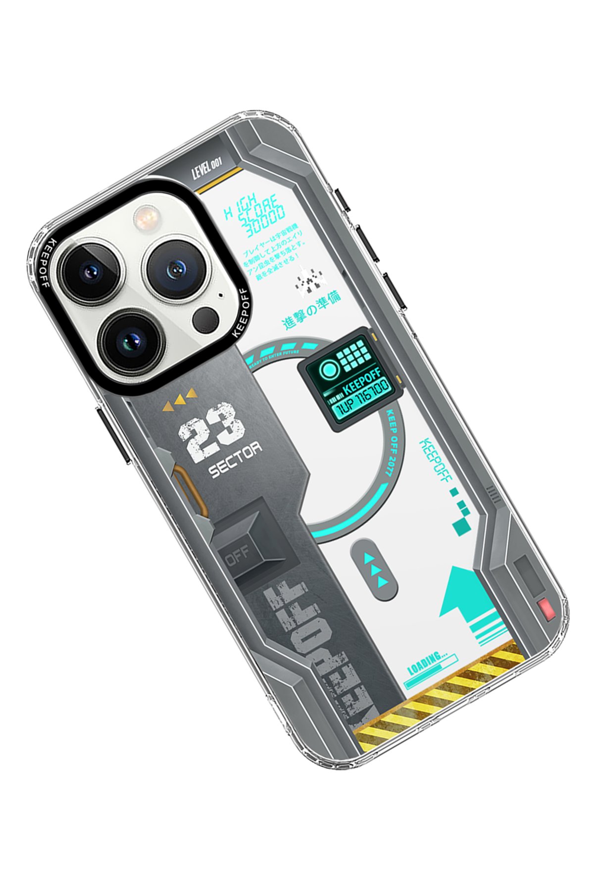 Keep Off iPhone 15 Pro Max Cross Country Travel Magsafe Kapak - Jungle