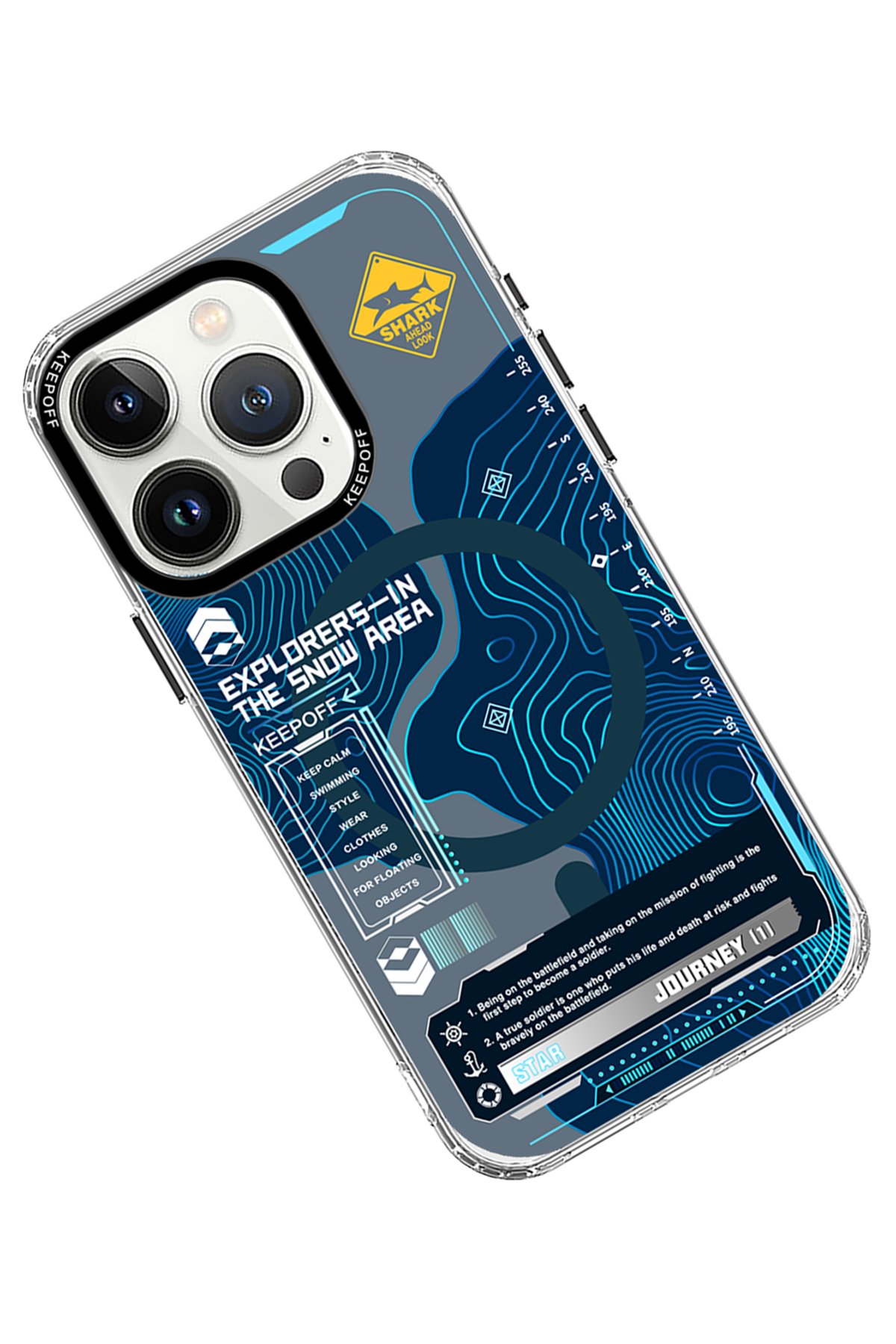 Keep Off iPhone 15 Pro Max Future Armor Magsafe Kapak - Advance Attack