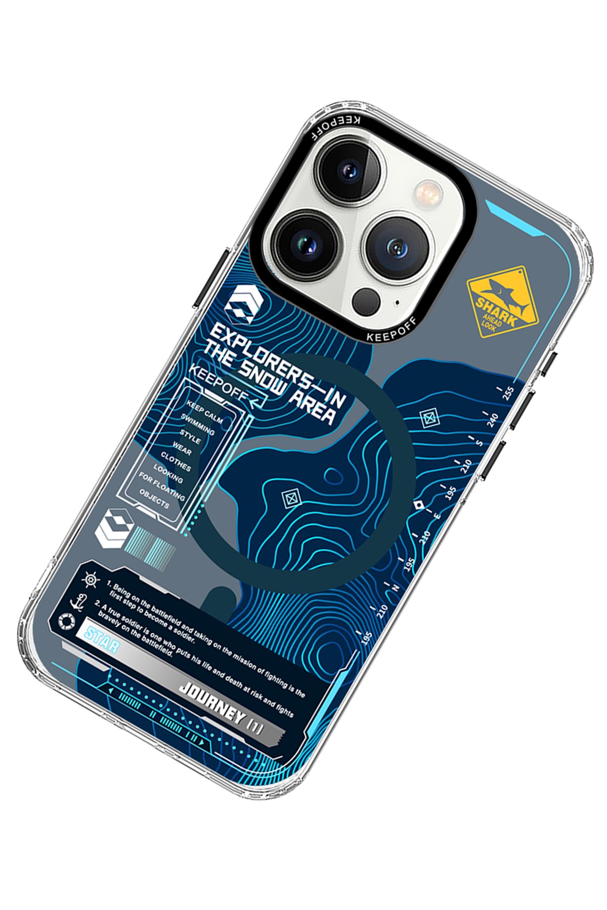 Keep Off iPhone 15 Pro Max Future Armor Magsafe Kapak - Advance Attack