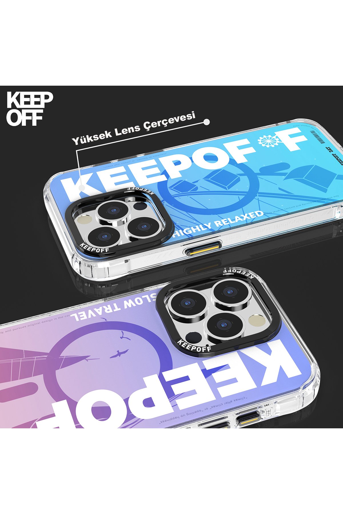Keep Off iPhone 15 Pro Max Parallel Space Time Magsafe Kapak - Metal Confession