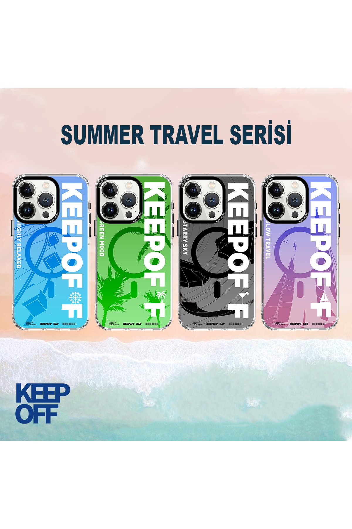 Keep Off iPhone 15 Pro Max Parallel Space Time Magsafe Kapak - Metal Confession