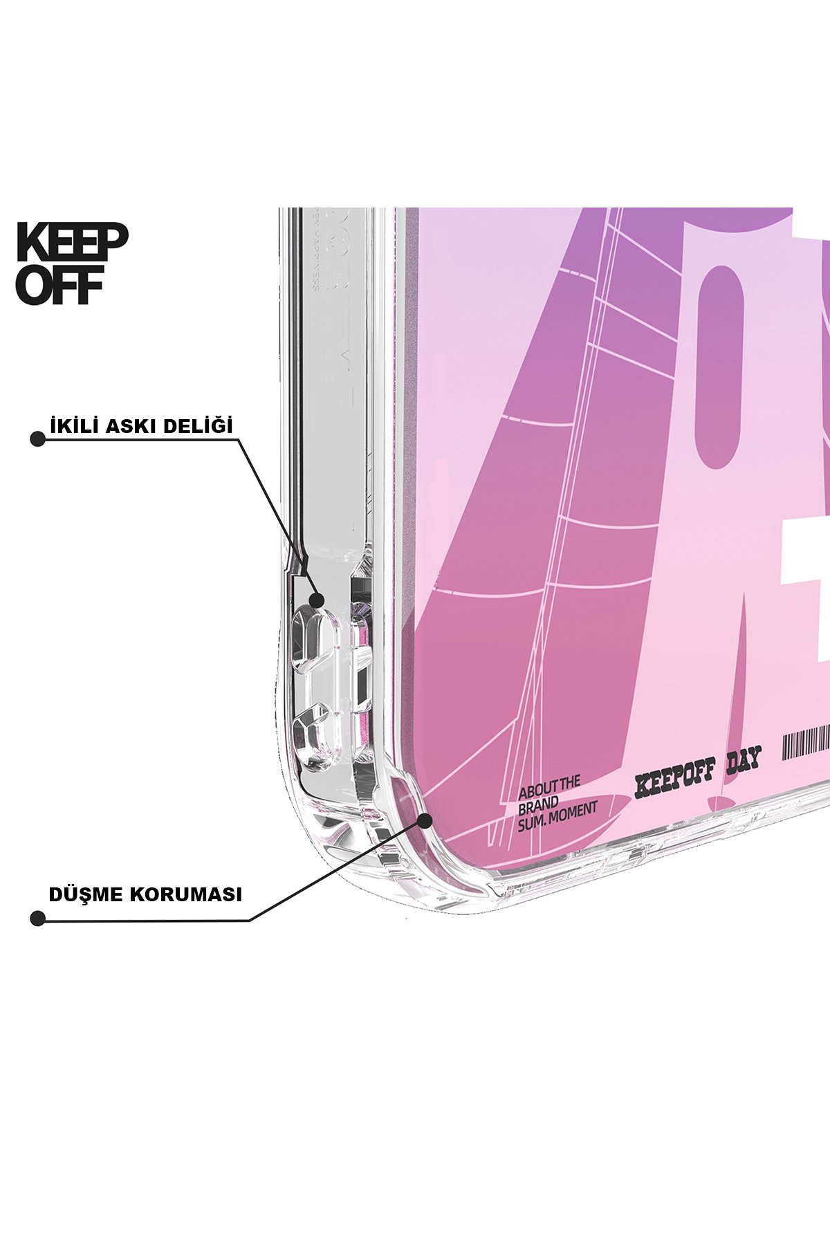 Keep Off iPhone 15 Pro Max Aerospace Magsafe Kapak - Spaceman