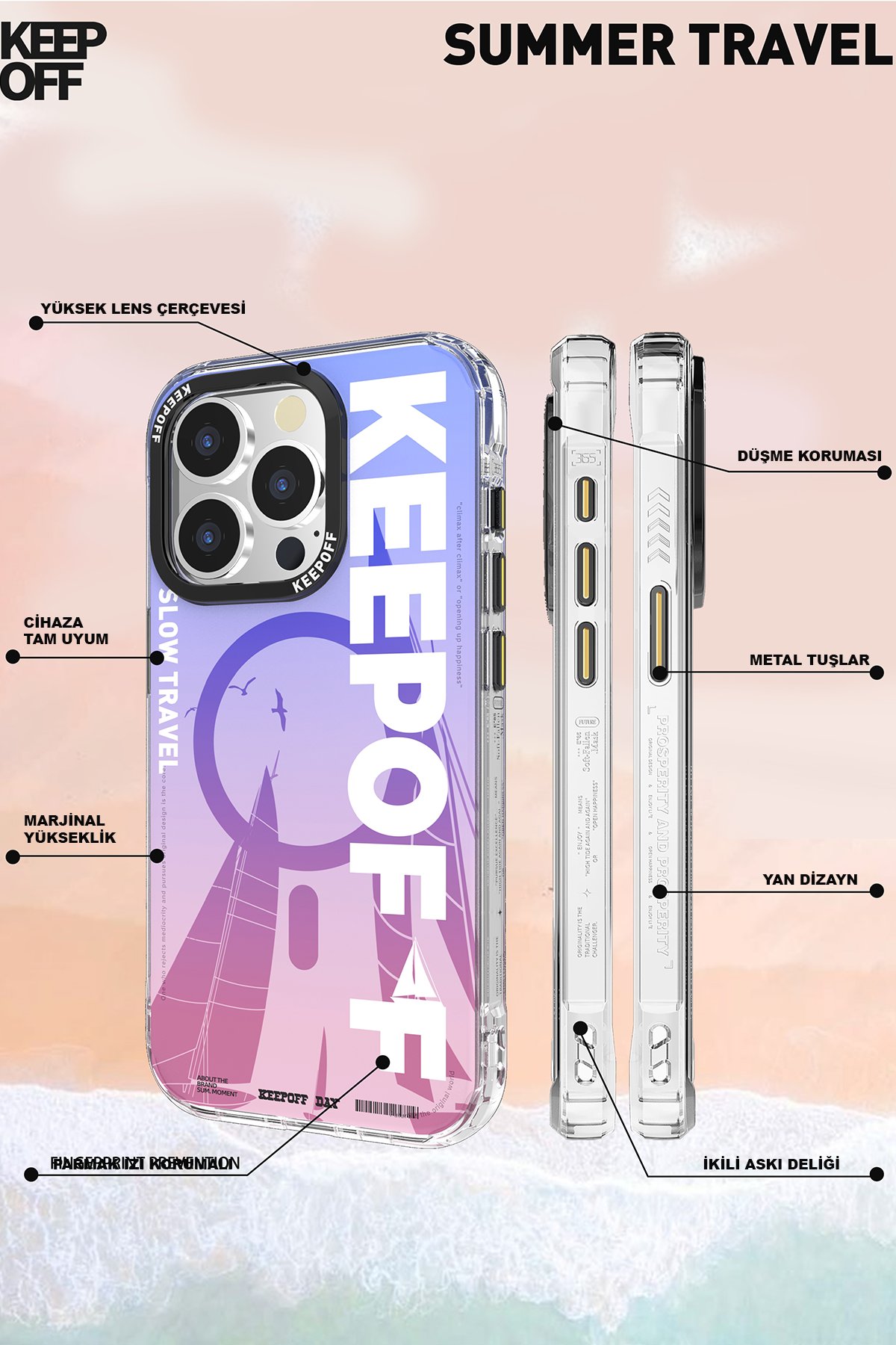 Keep Off iPhone 15 Pro Max Aerospace Magsafe Kapak - Spaceman