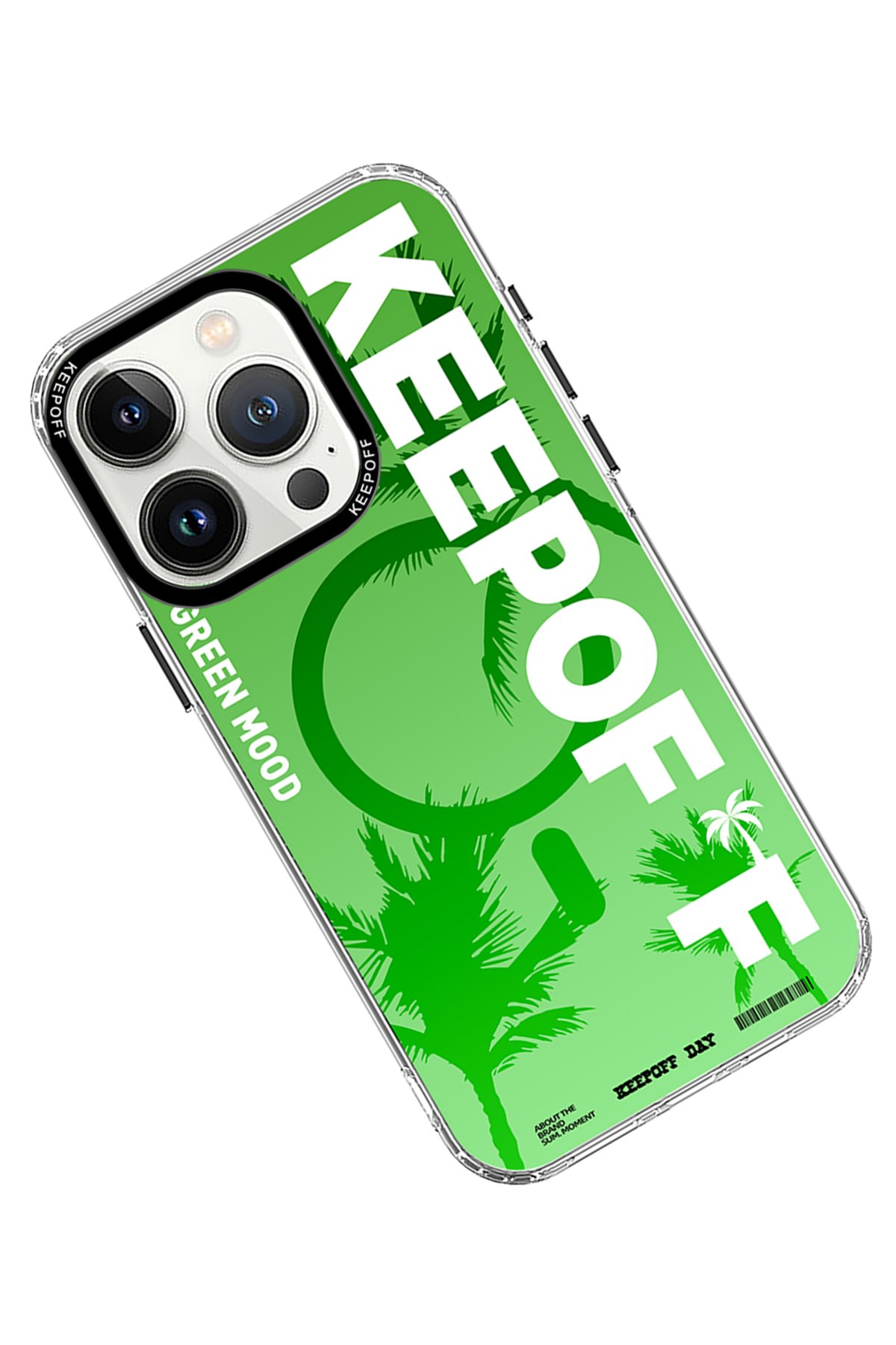 Keep Off iPhone 15 Pro Future Armor Magsafe Kapak - Black Samurai