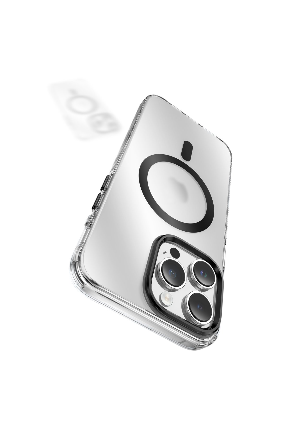 Keephone iPhone 15 Pro Max Kevlar Magsafe Kılıf - Siyah