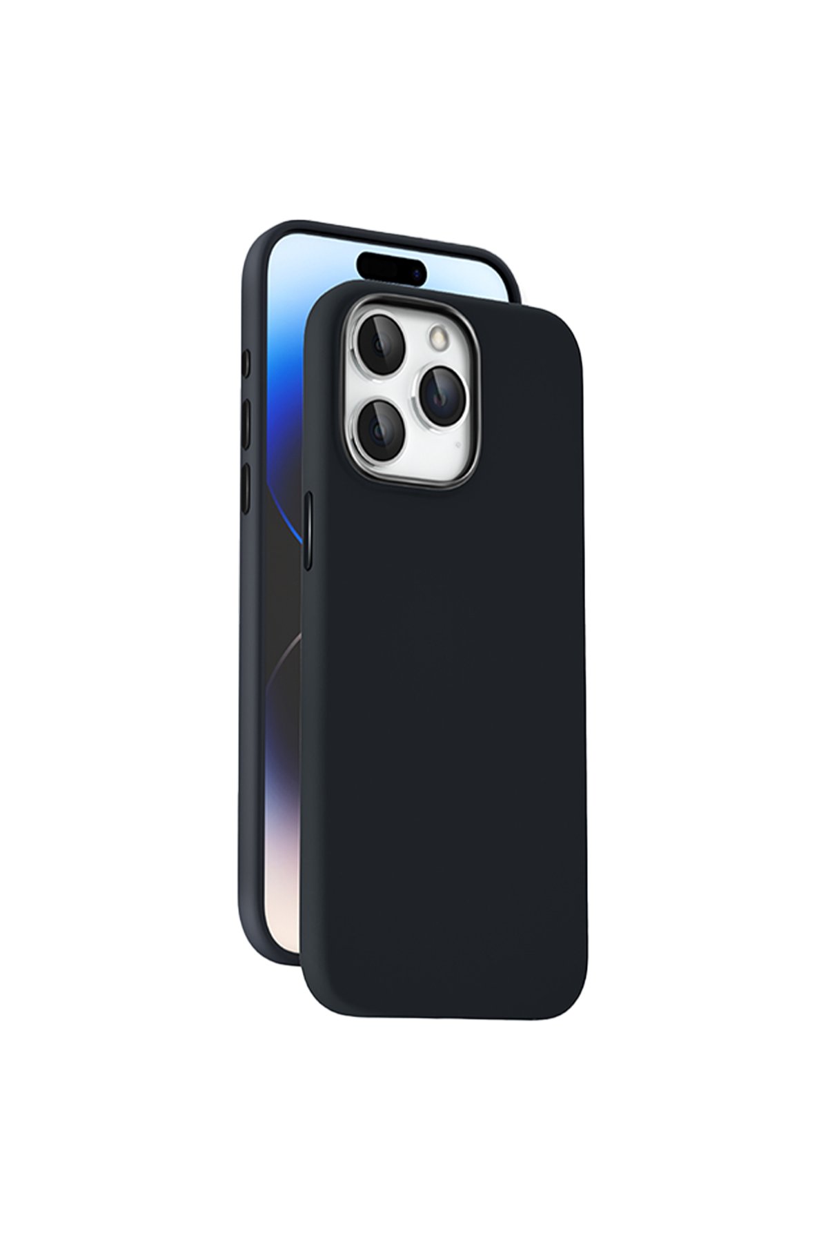 Keephone iPhone 15 Pro Max Aurora Şeffaf Magsafe Kılıf - Mavi