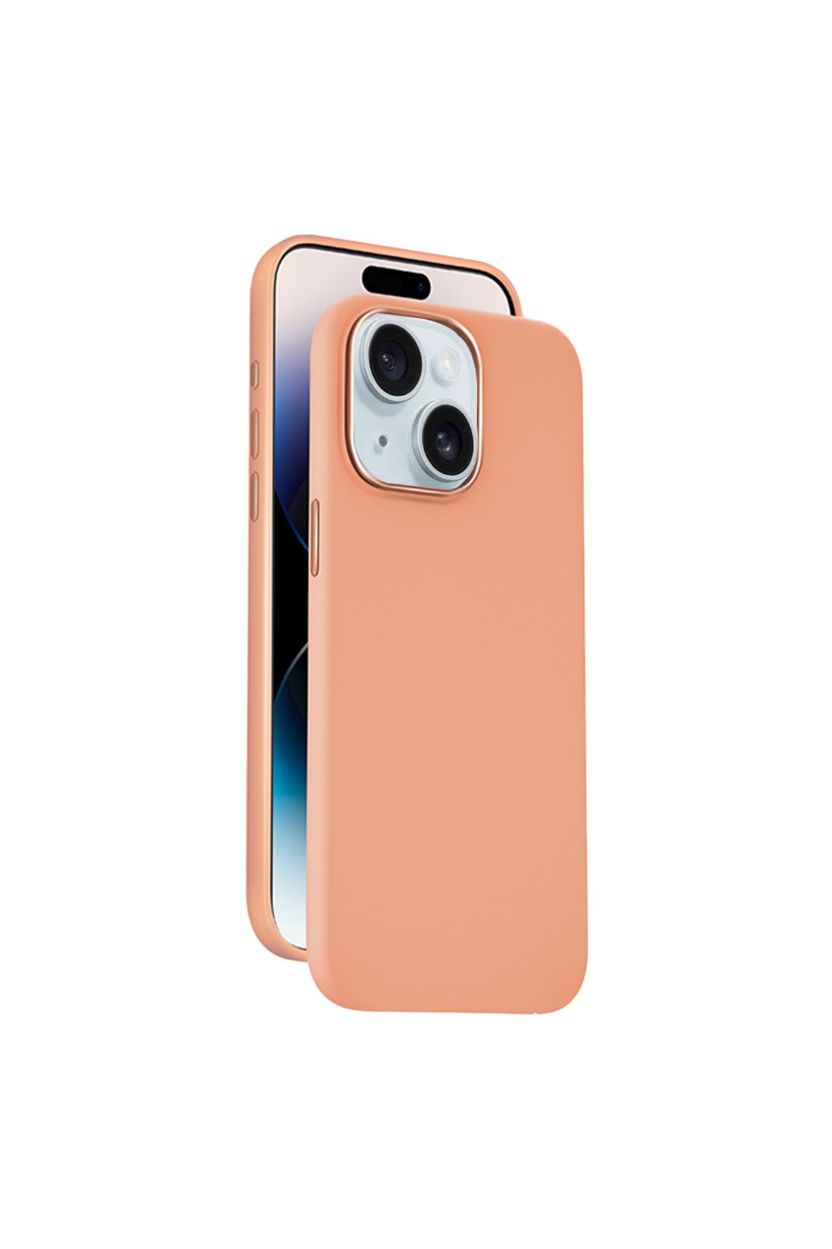 Keephone iPhone 15 Rosana Silikon Kılıf - Mavi