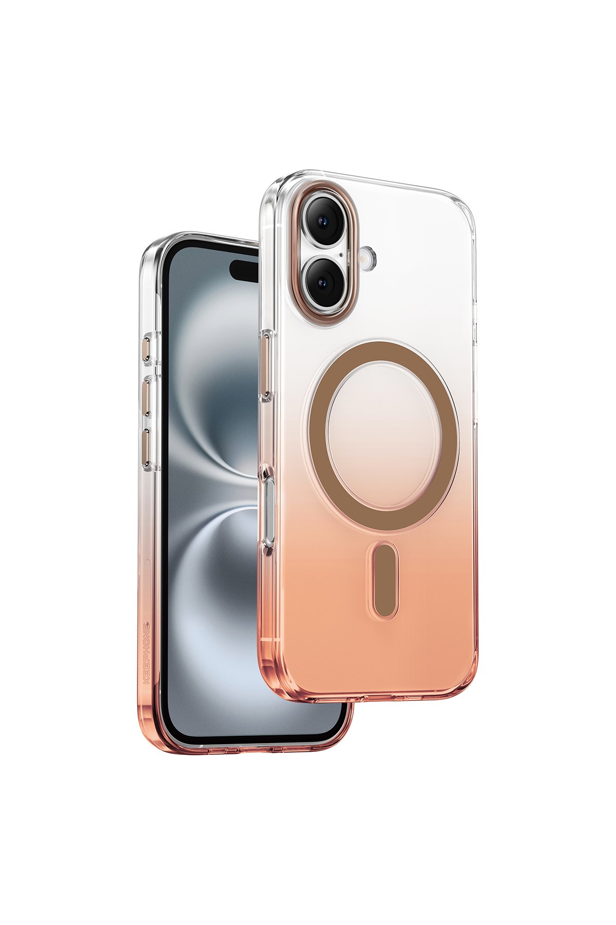 Keephone iPhone 16 Capital Alüminyum AR Kamera Lens Koruyucu - Pembe