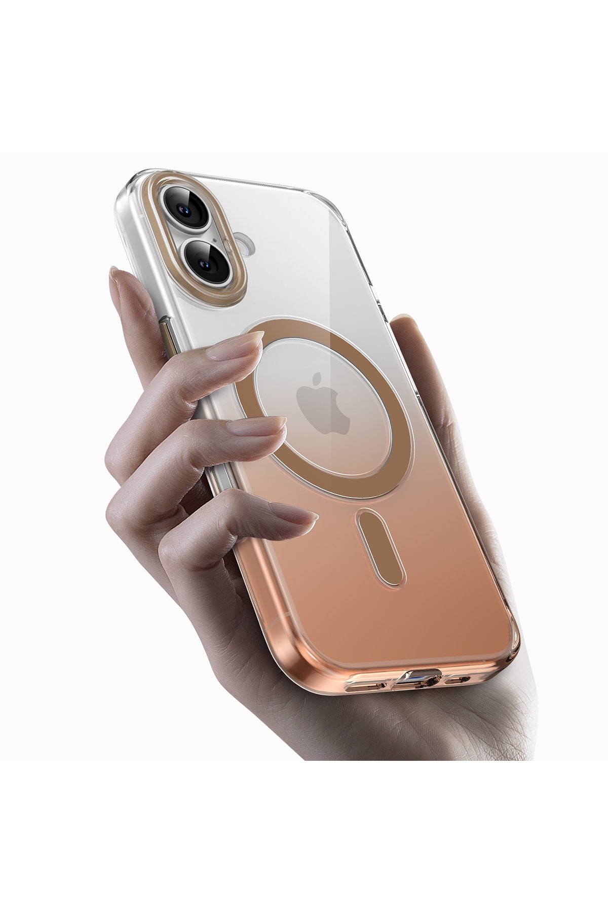 Keephone iPhone 16 Capital Alüminyum AR Kamera Lens Koruyucu - Pembe