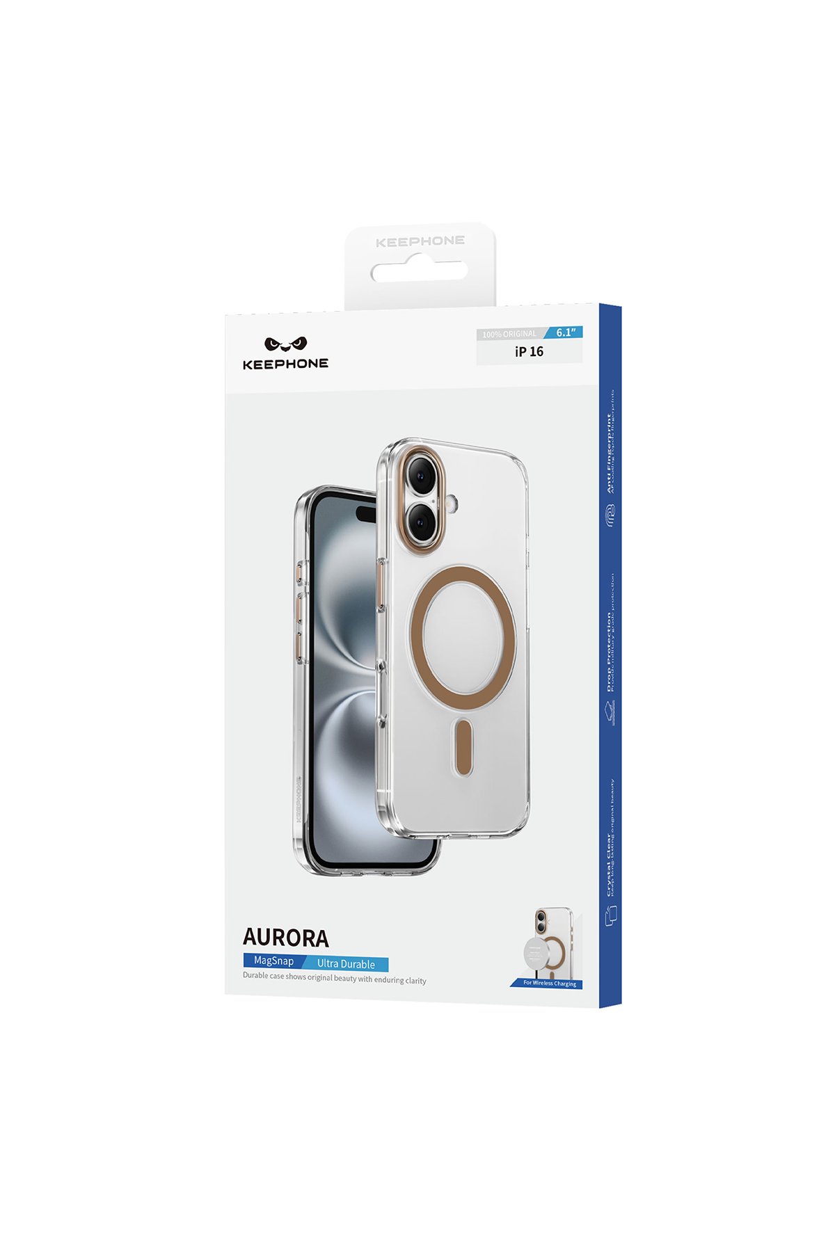 Keephone iPhone 16 AirSkin Pro Magsafe Kılıf - Siyah