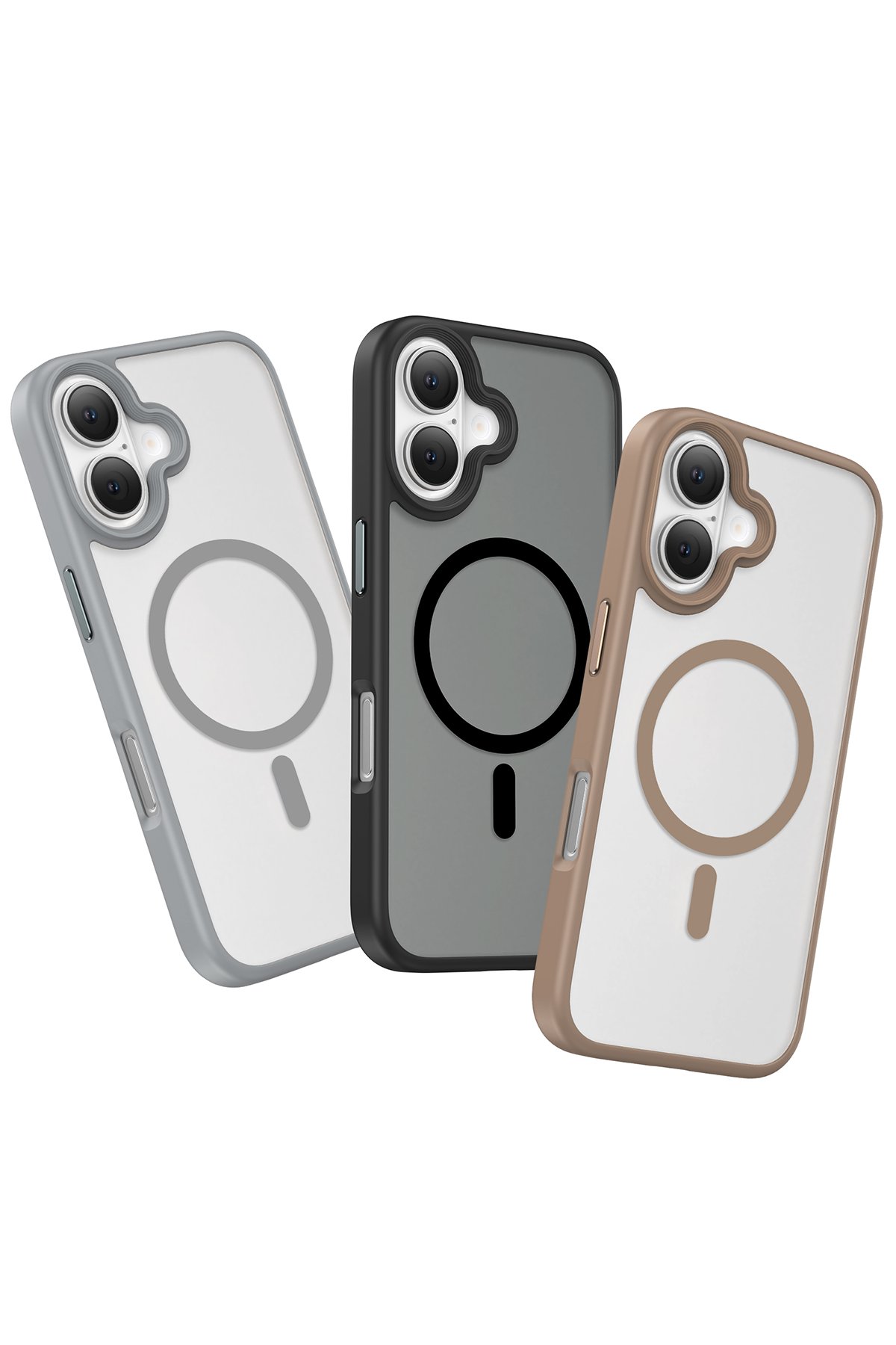 Keephone iPhone 16 Rosana Silikon Kılıf - Çöl Titanyum