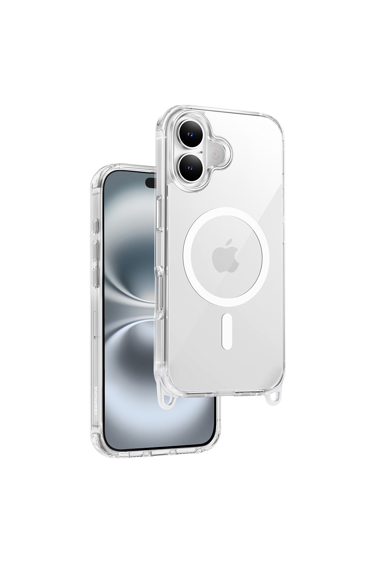 Keephone iPhone 16 Rosana Silikon Kılıf - Natural Titanyum