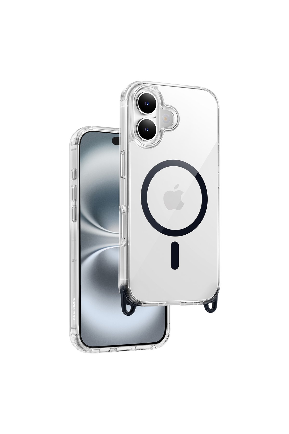 Keephone iPhone 16 X-Crystal Slim Magsafe Kılıf - Şeffaf