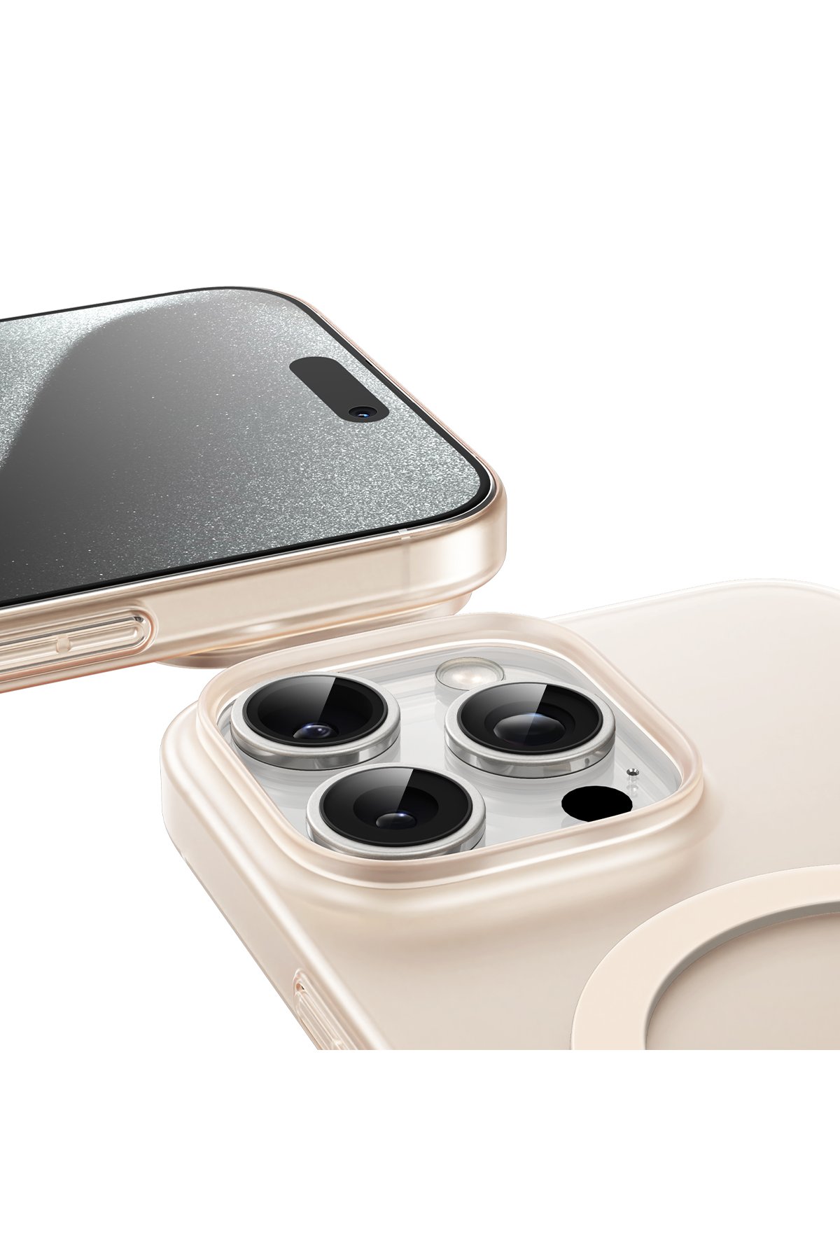 Keephone iPhone 16 Pro Skingrip Magsafe Kılıf - Çöl Titanyum