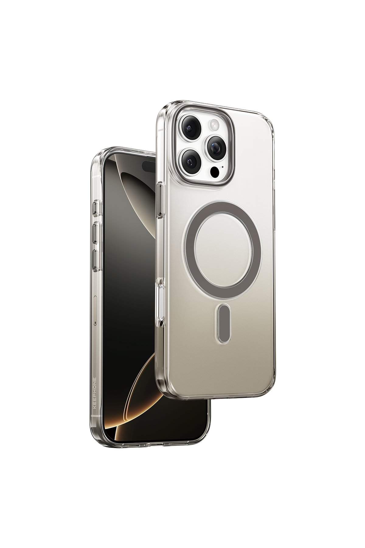Keephone iPhone 16 Pro Skingrip Magsafe Kılıf - Çöl Titanyum