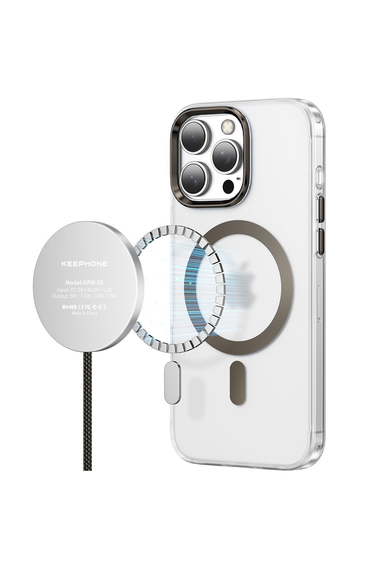Keephone iPhone 16 Pro Monarch Magsafe Kılıf - Siyah