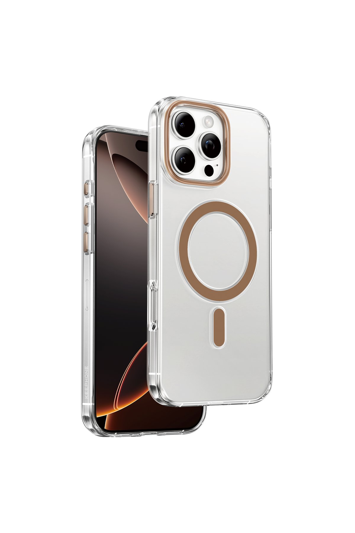 Keephone iPhone 16 Pro Max Dione Magsafe Kılıf - Gold