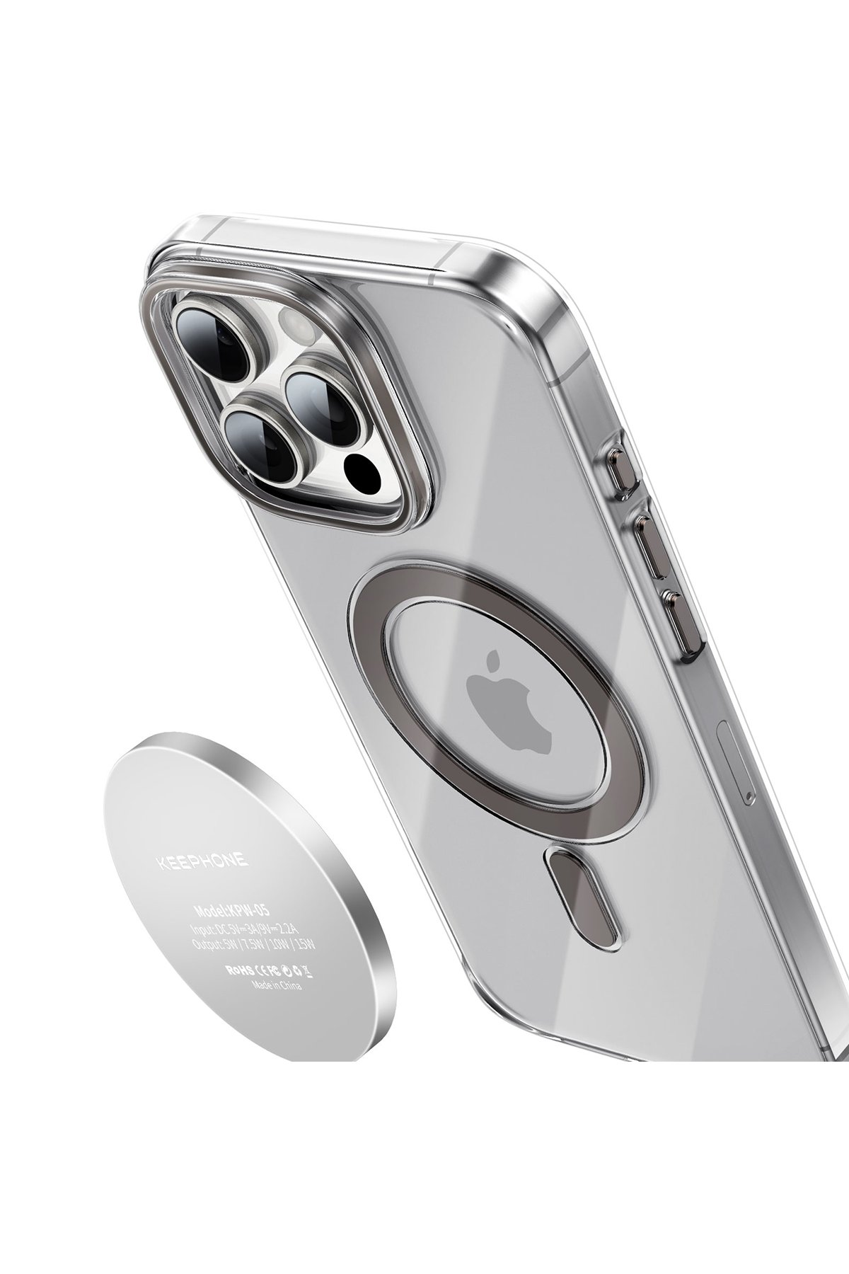 Keephone iPhone 16 Pro Max MagRock Magsafe Kılıf - Siyah