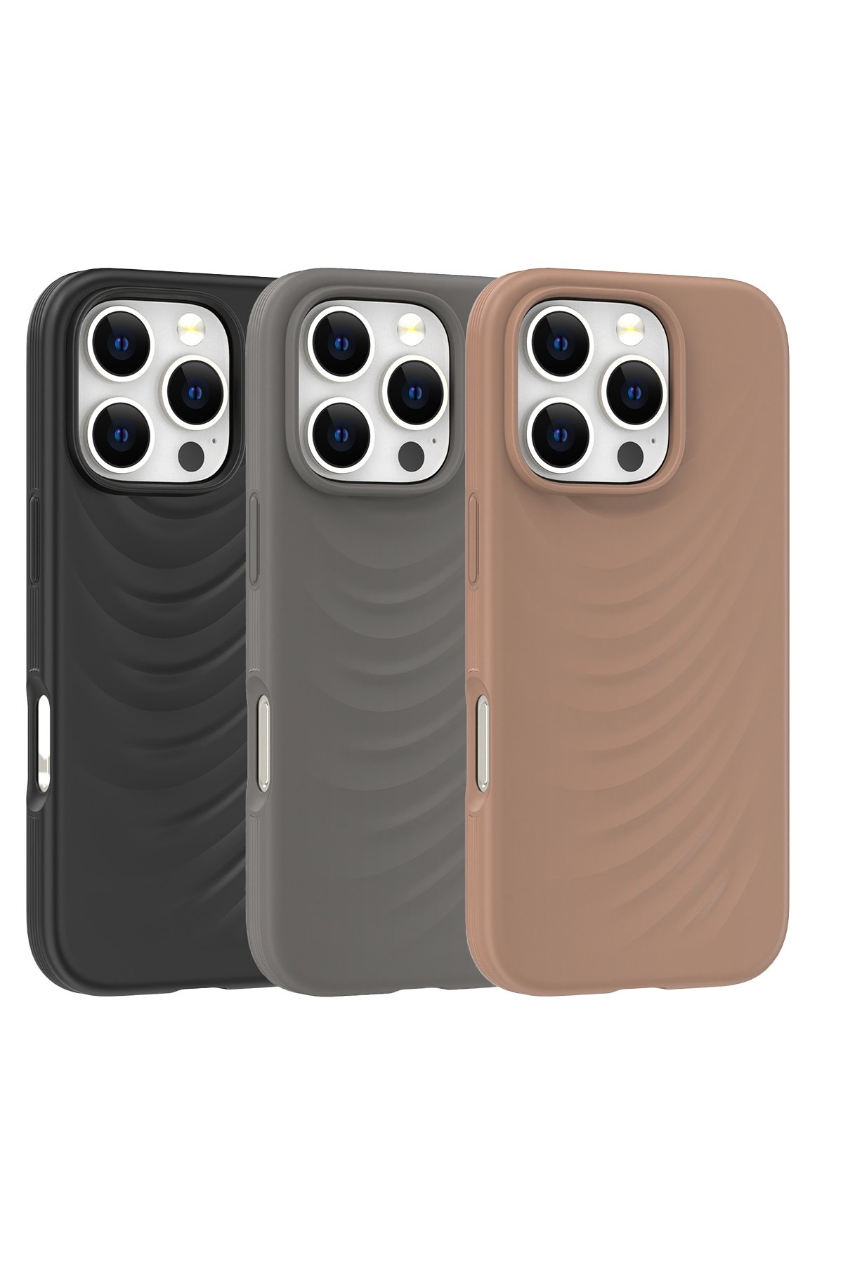 Keephone iPhone 16 Pro Max X-Crystal Slim Kılıf - Natural Titanyum