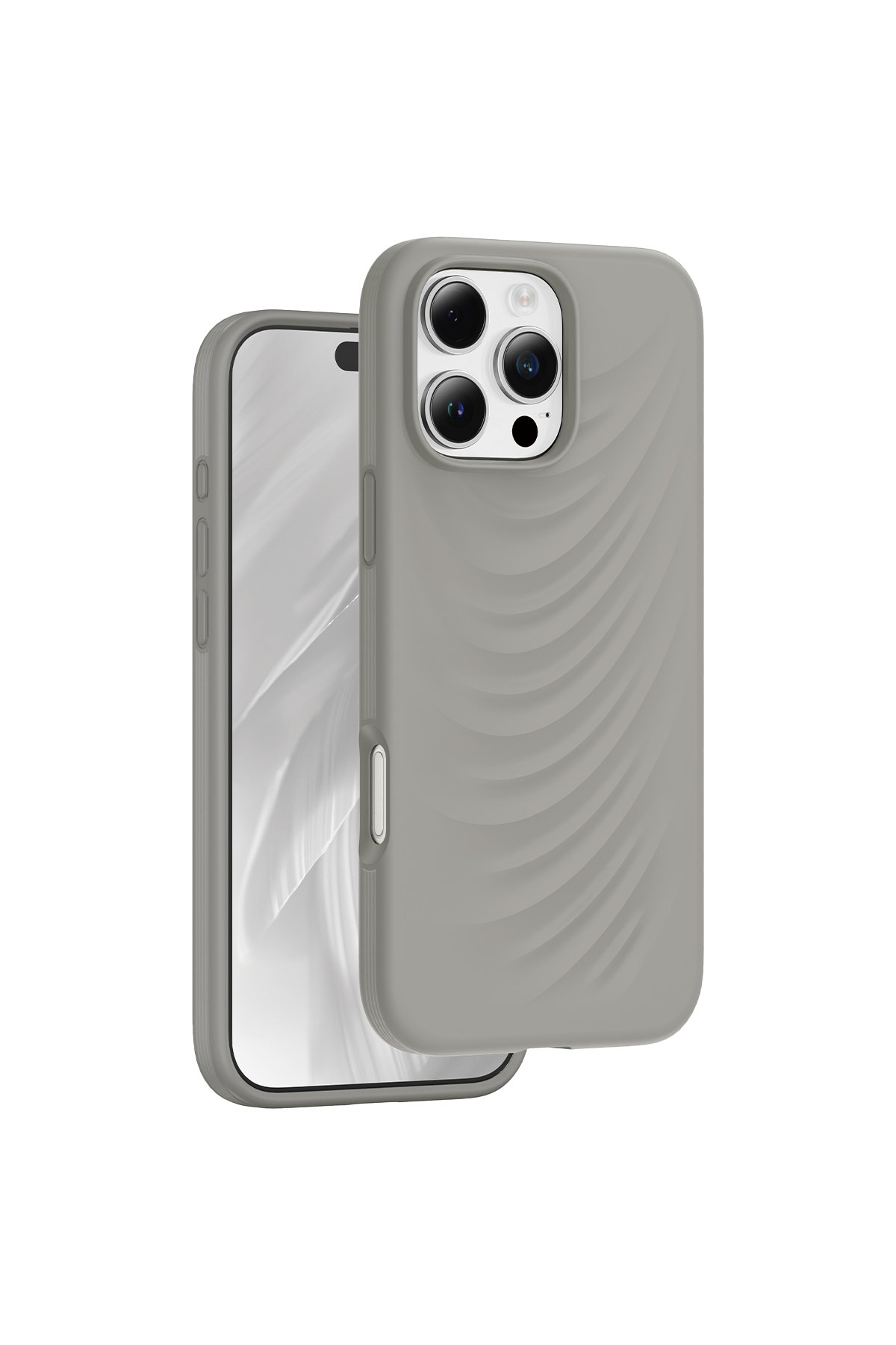 Keephone iPhone 16 Pro Max Rosana Silikon Kılıf - Natural Titanyum