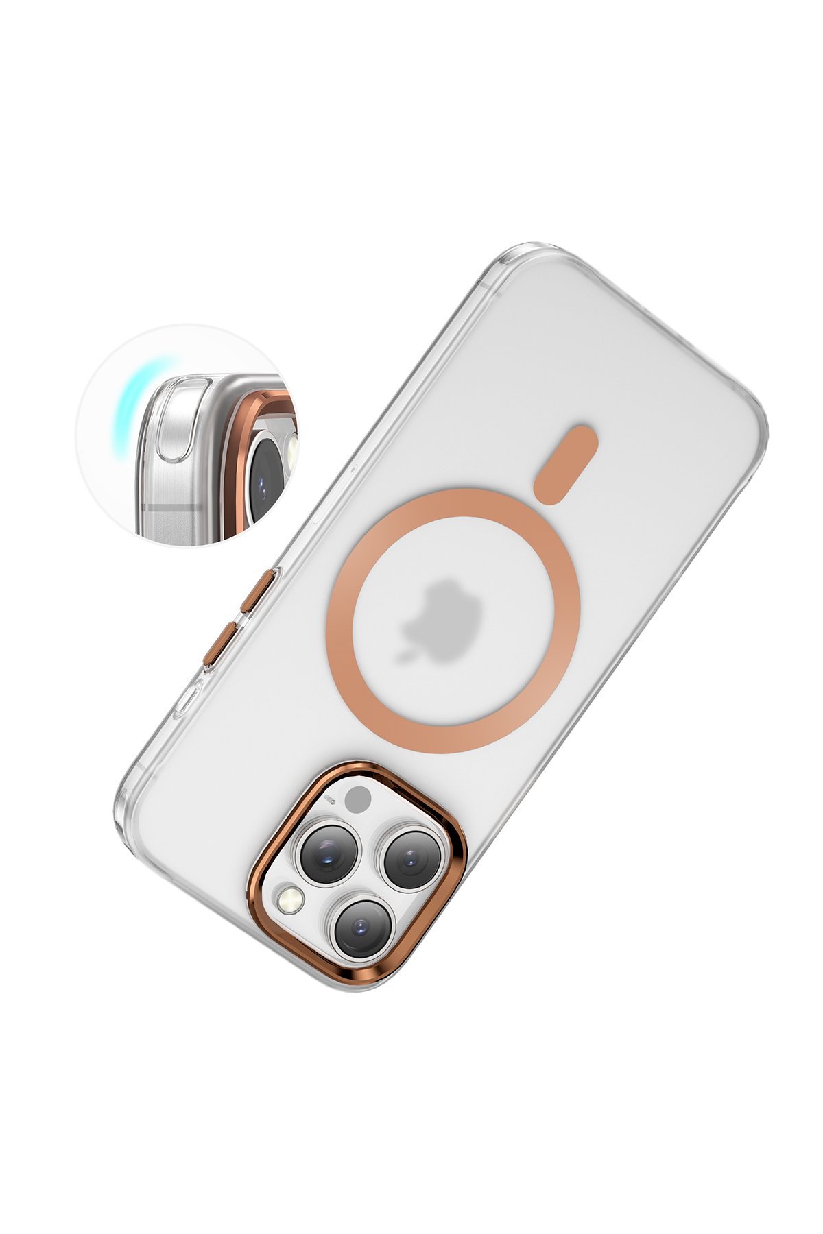 Keephone iPhone 16 Pro Max Dione Magsafe Kılıf - Beyaz