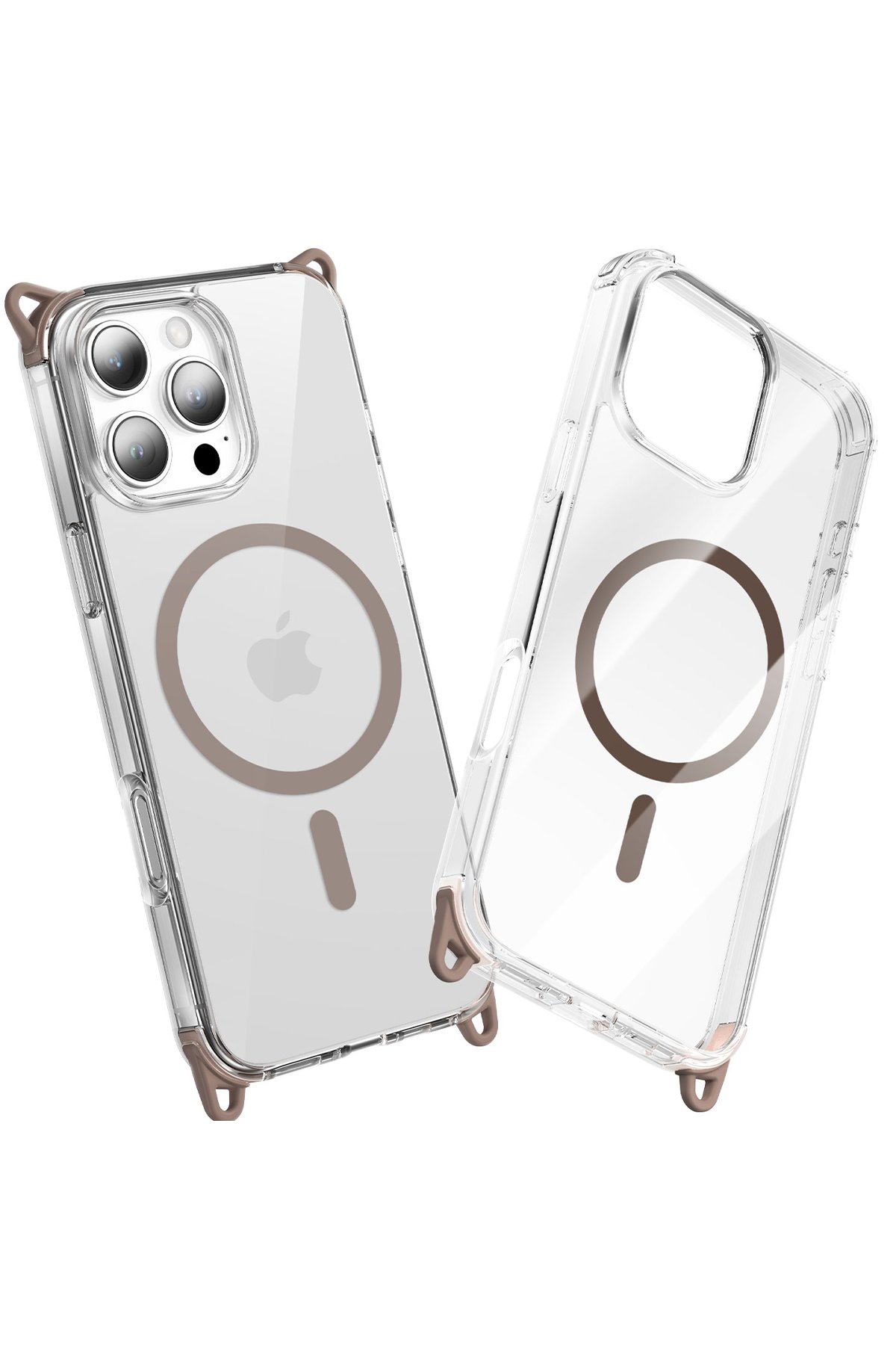 Keephone iPhone 16 Pro Max Dazzle Pro Matte Magsafe Kılıf - Natural Titanyum