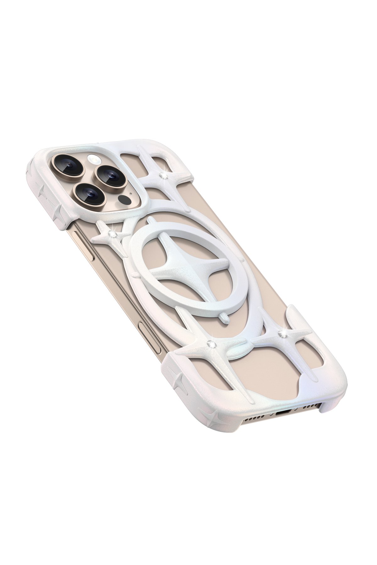 Keephone iPhone 16 Pro Max Skingrip Magsafe Kılıf - Siyah Titanyum