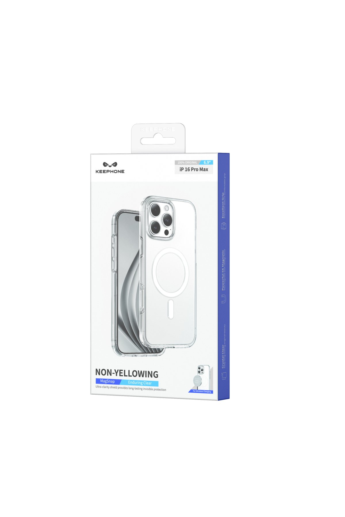 Keephone iPhone 16 Pro Scots Kevlar Magsafe Kılıf - Çöl Titanyum