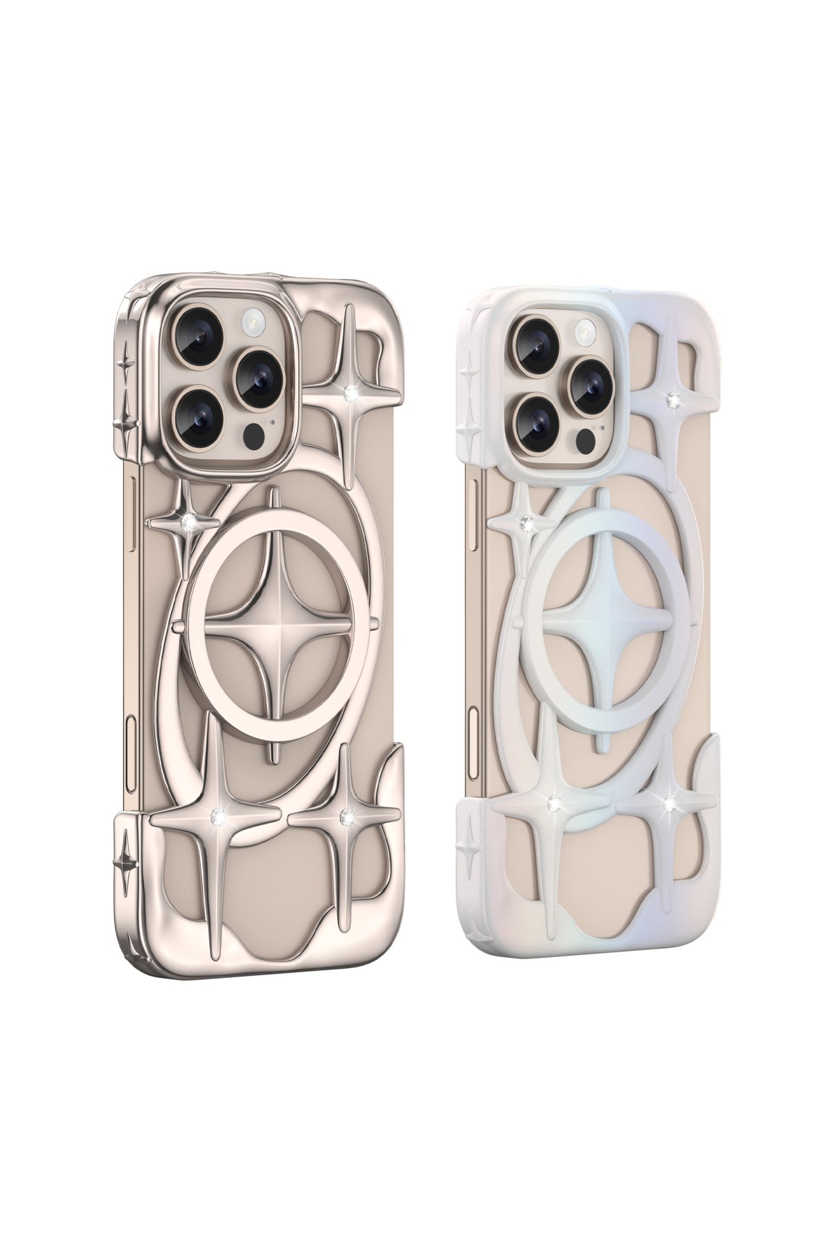 Keephone iPhone 16 Pro Benassi Magsafe Kılıf - Çöl Titanyum