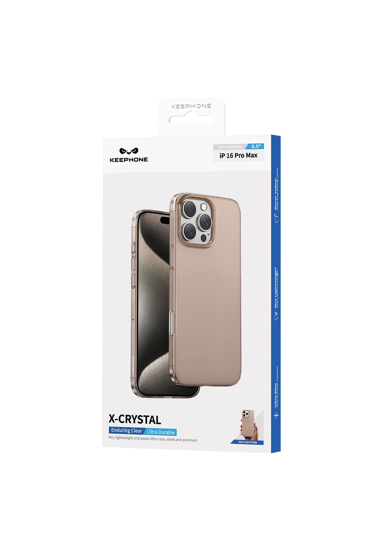 Keephone iPhone 16 Pro MagRock Magsafe Kılıf - Çöl Titanyum