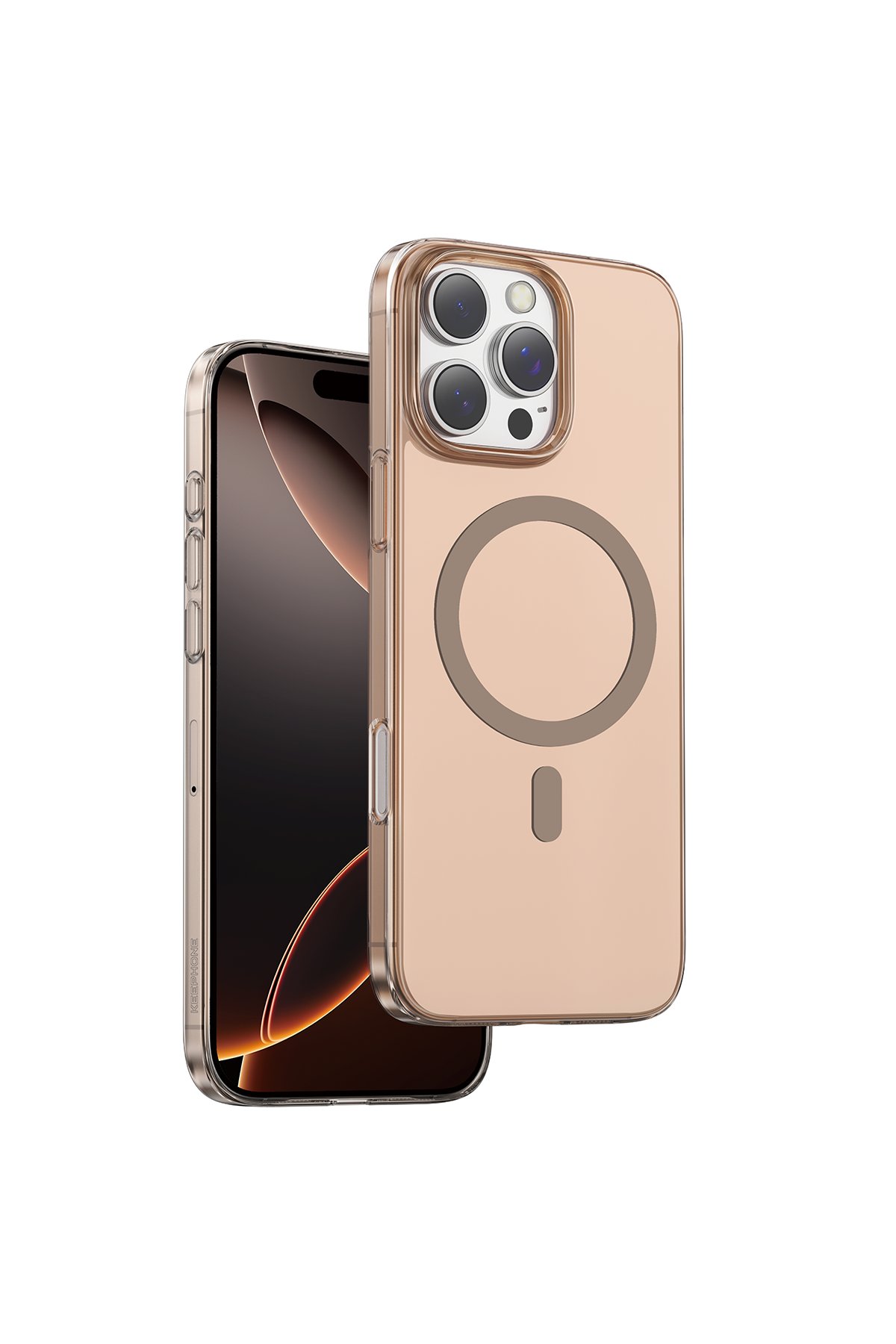 Keephone iPhone 16 Pro Helios Magsafe Kılıf - Beyaz