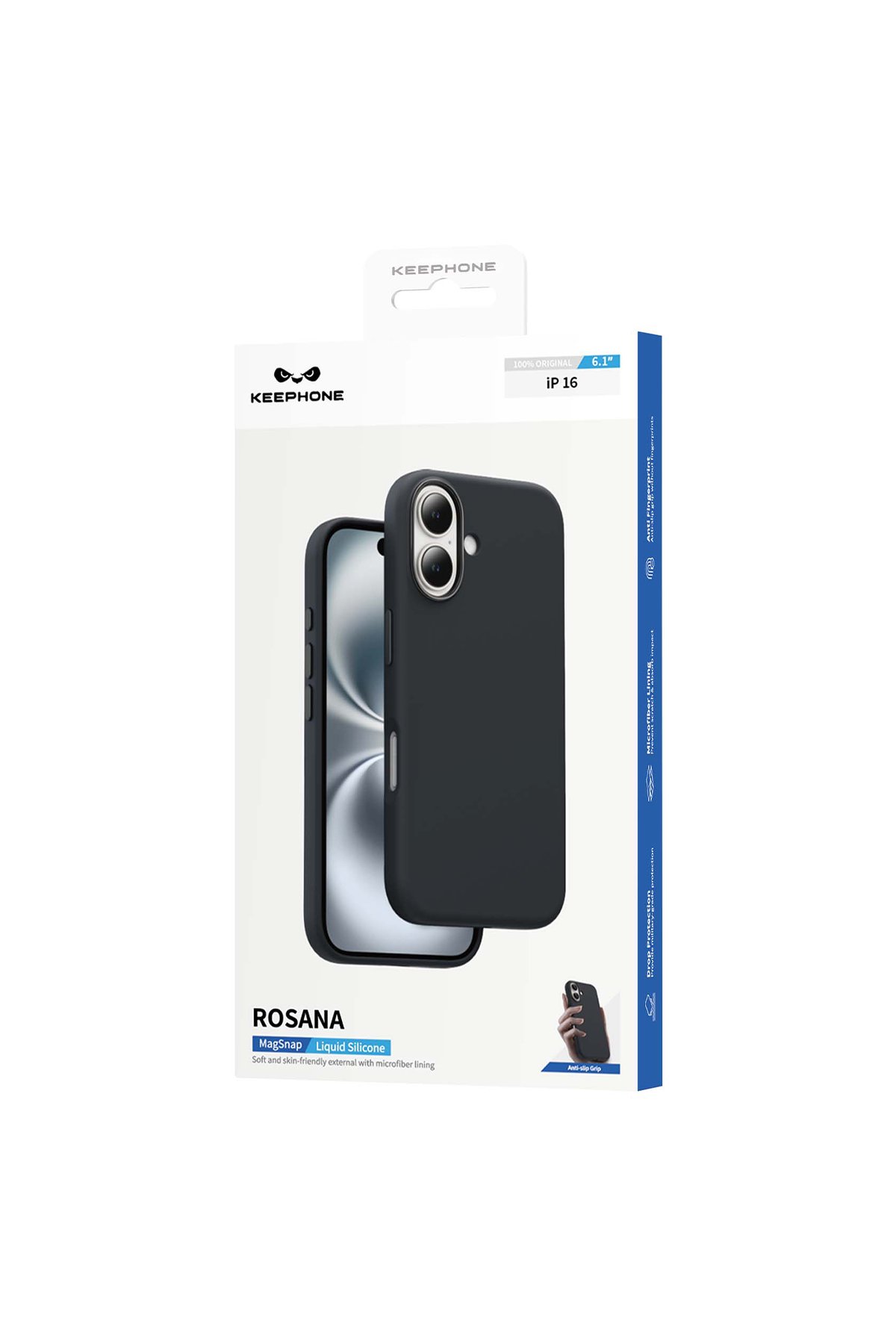Keephone iPhone 16 Aurora Pro Magsafe Kılıf - Natural Titanyum