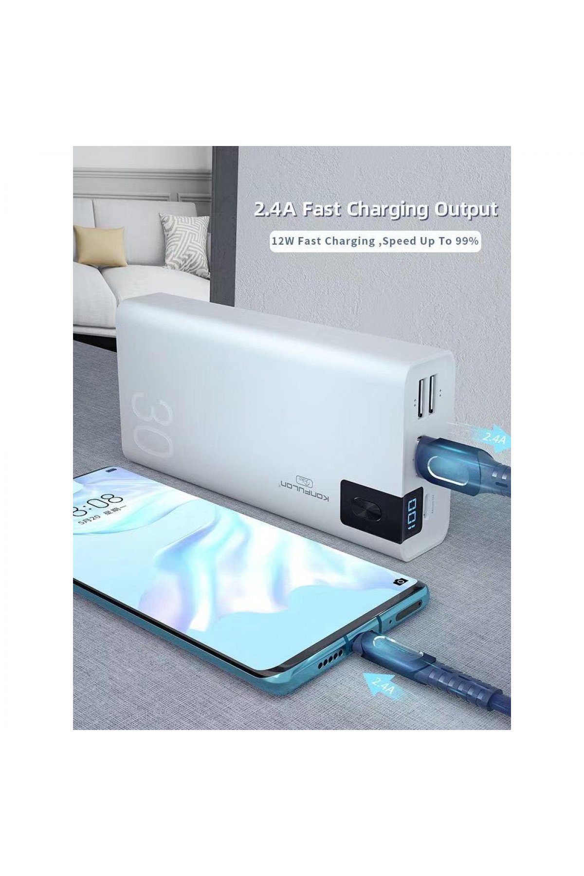 Konfulon G15 RGB Işıklı Şarjlı 4800 DPI Kablosuz Mouse