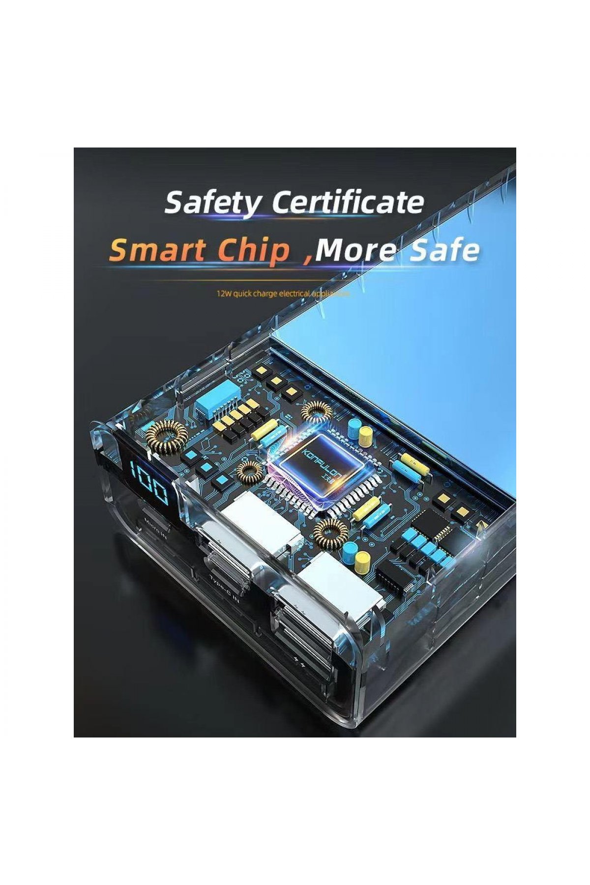 Konfulon S91 Ledli Micro USB Kablo 1M 2.4A - Kırmızı