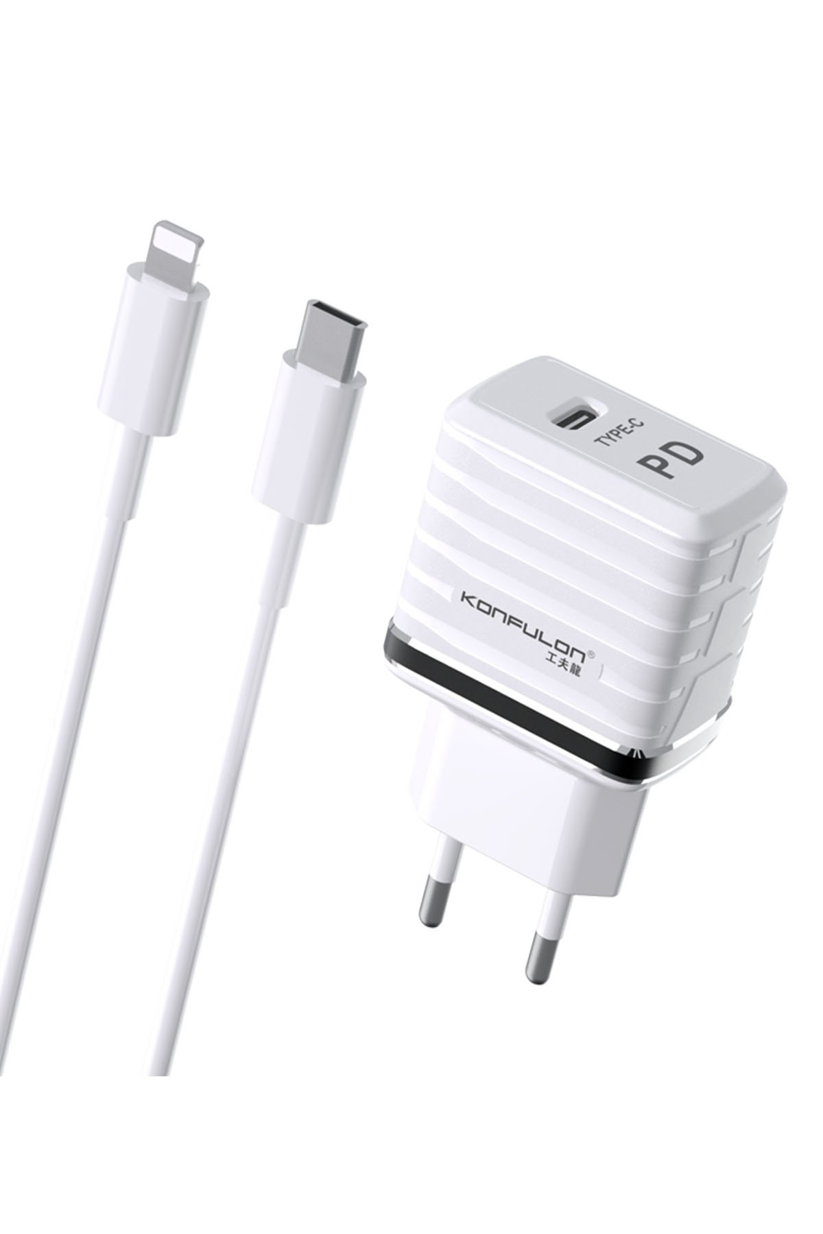 Konfulon S51 Lightning Kablo iphone Uyumlu 1M 3A - Kırmızı