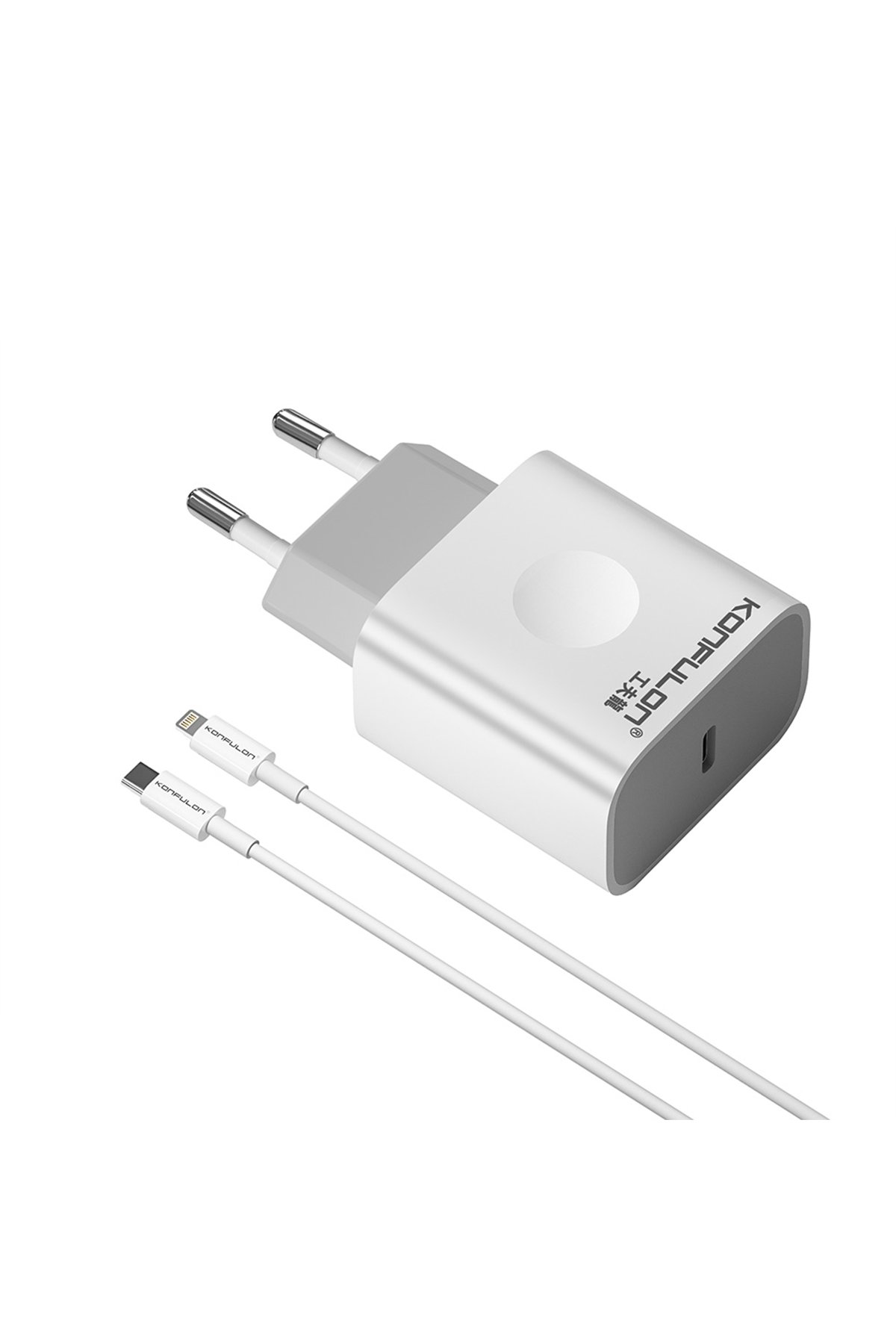 Konfulon A21S Led Işıklı Powerbank 40.000 mAh - Beyaz