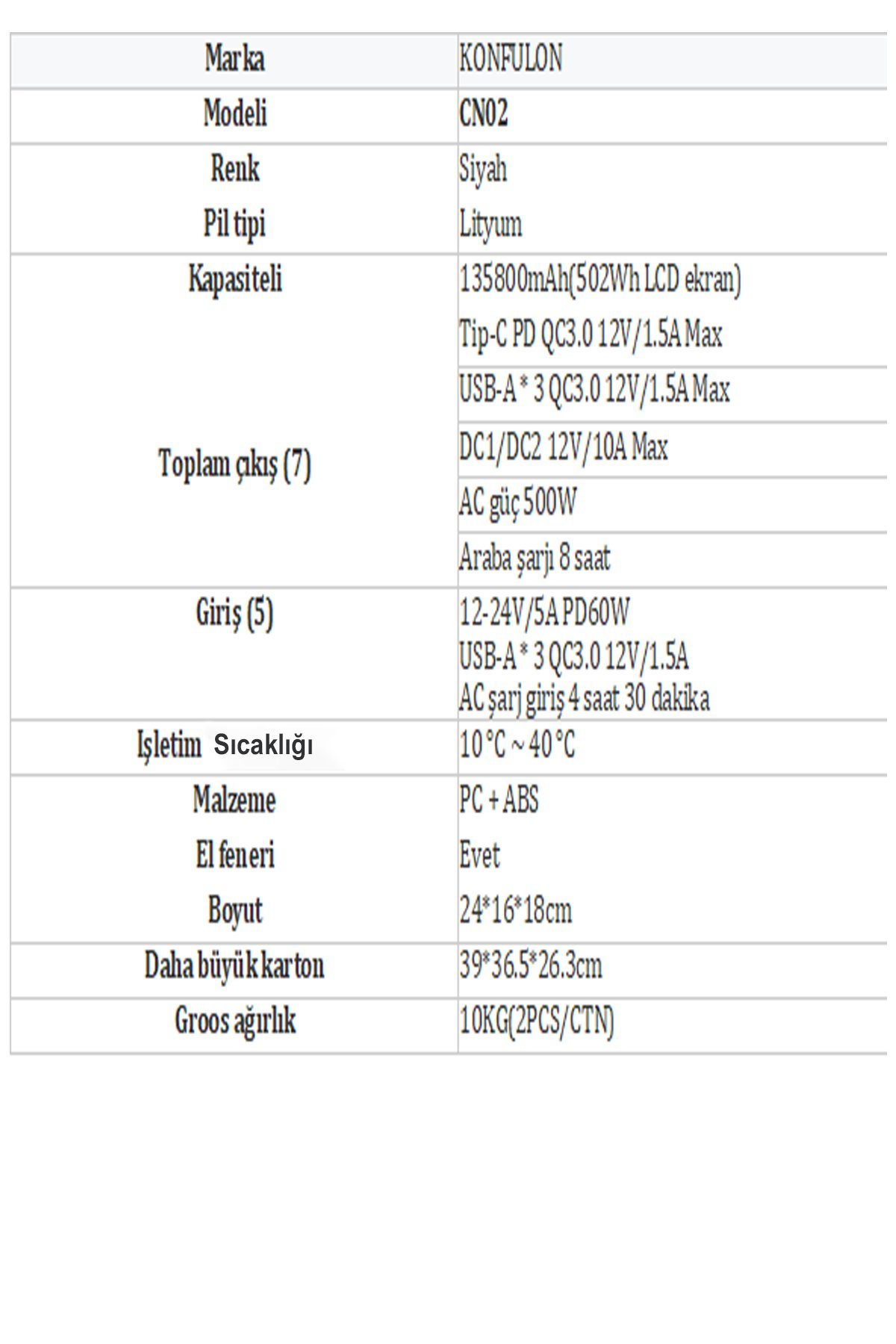 Konfulon DC35 Type-C to Lightning Kablo 1MT - Siyah