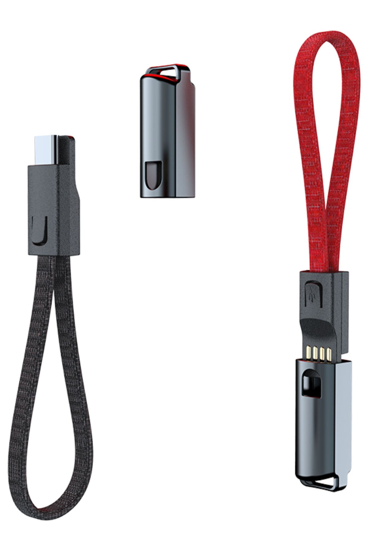 Konfulon DC28 Micro USB Kablo 1M 2.4A - Kırmızı