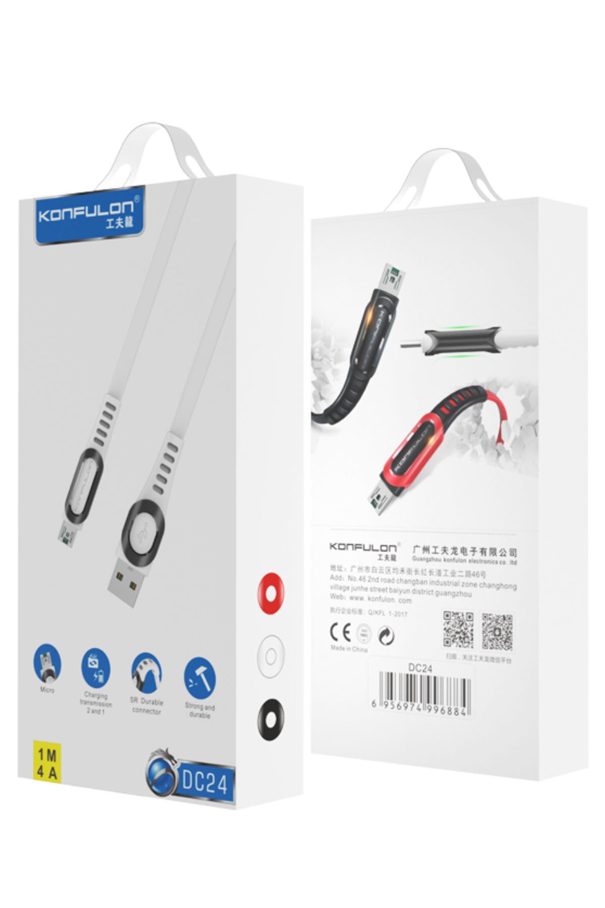 Konfulon SN06 3in1 Kablo ve Kart Düzenleyici - Mavi