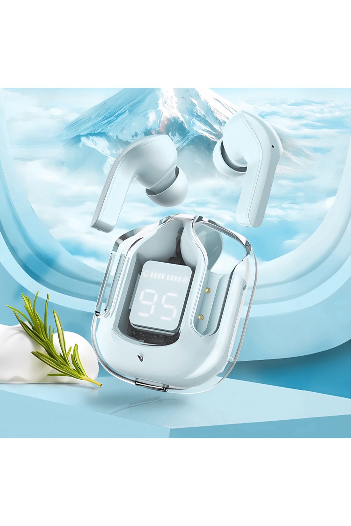 Konfulon GT12 Kablosuz Airpods Kulaklık - Beyaz