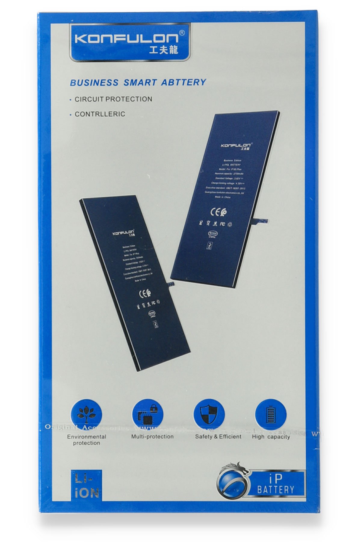 Konfulon S89 Metal Uçlu Lightning Kablo iphone Uyumlu 1M 2.4A - Mavi