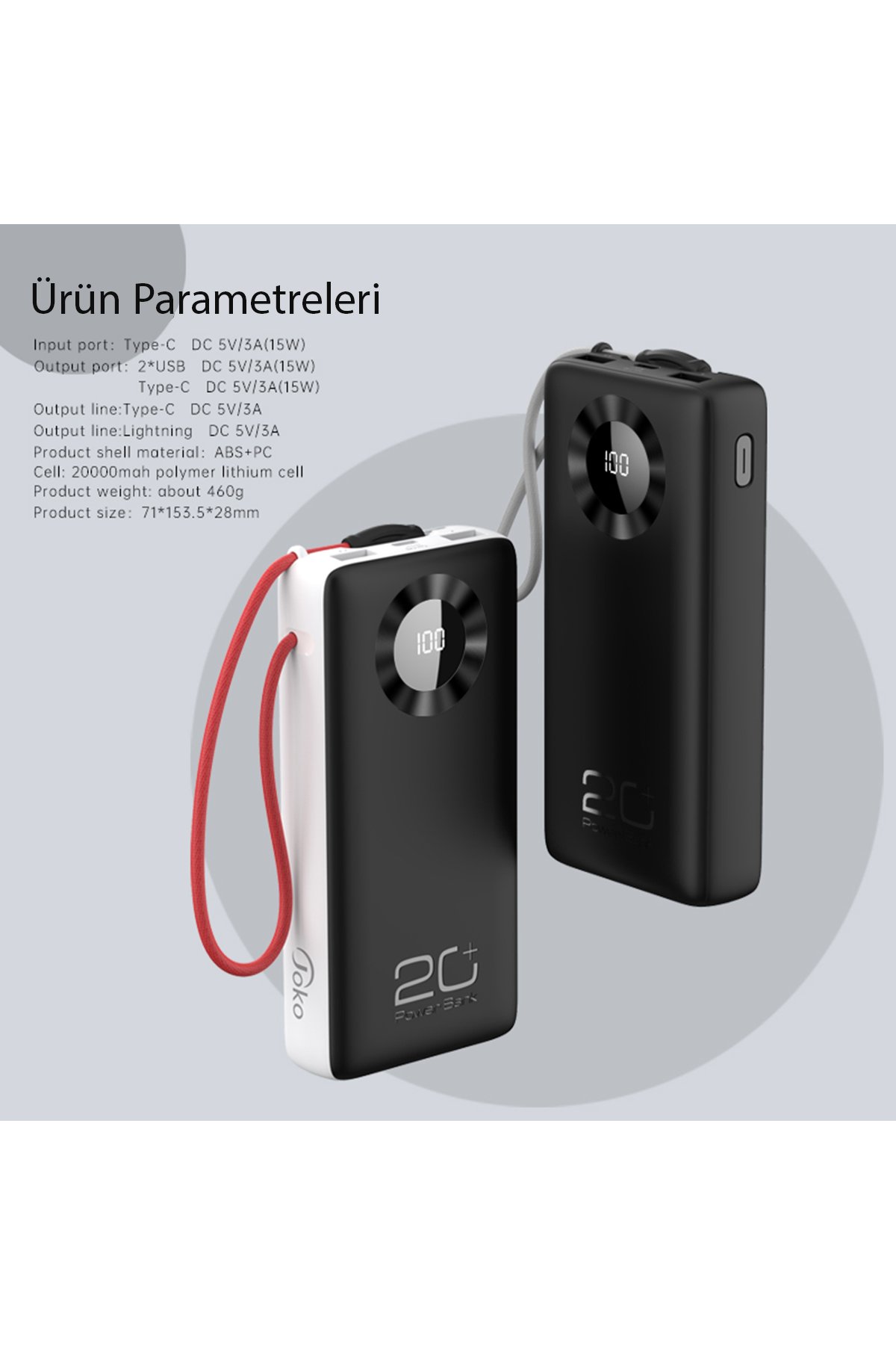 Konfulon C69Q 1 Adet 20W Type-C ve 1 Adet 18W Usb 3.0 Çıkışlı PD Şarj Cihazı