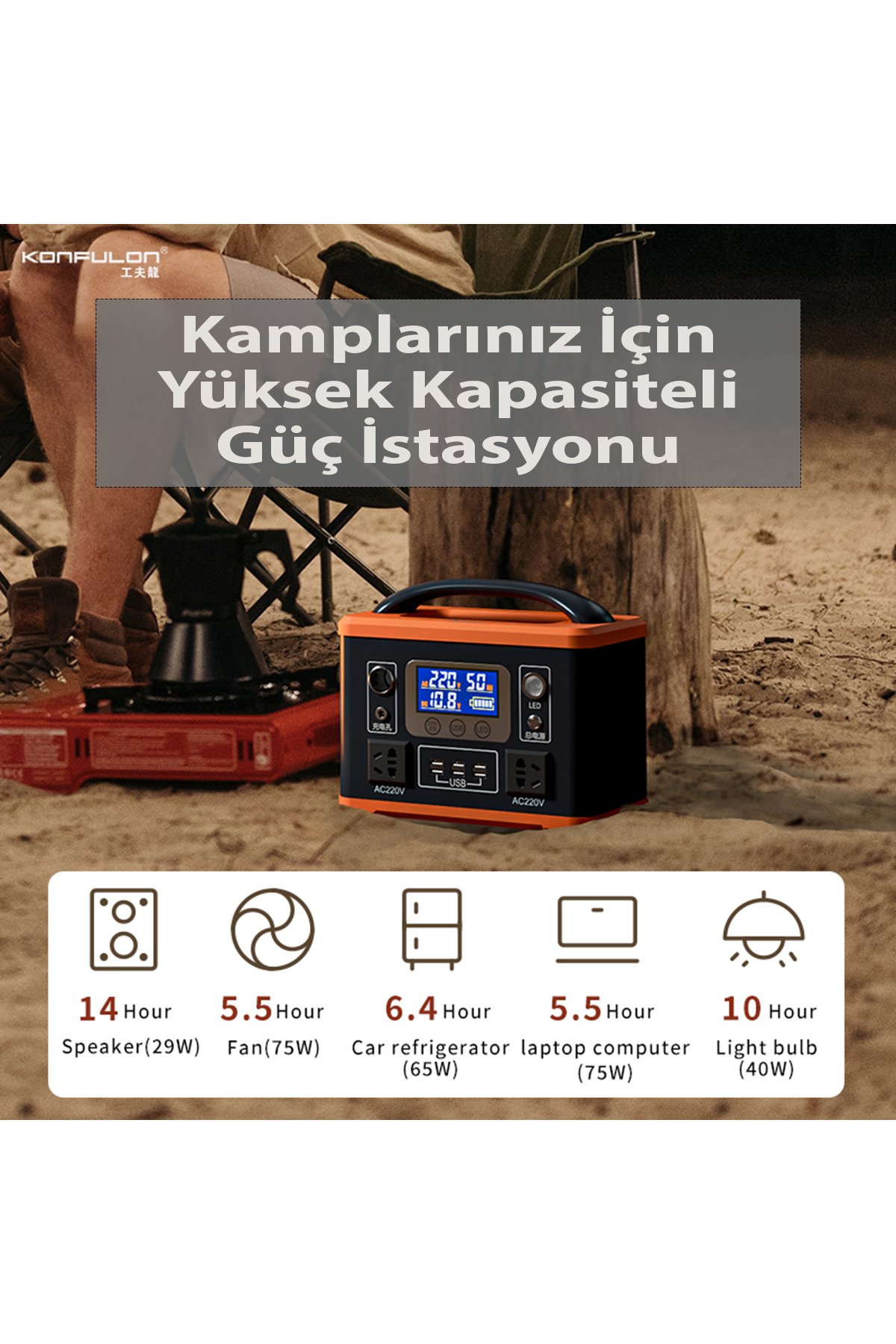 Konfulon S80 Lightning Kablo iphone Uyumlu 20cm-1M 2A - Siyah