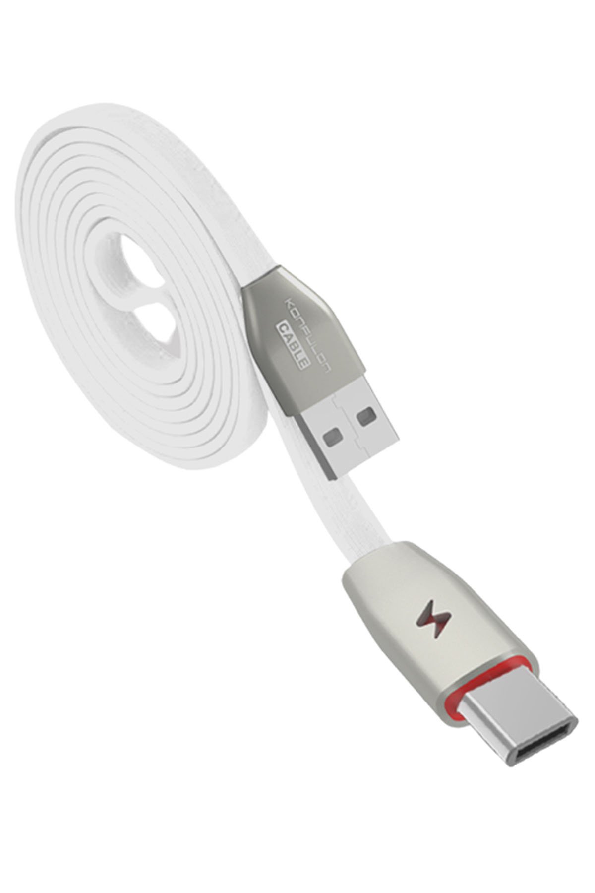 Konfulon S73 Micro USB Kablo 1M 2.1A - Kırmızı